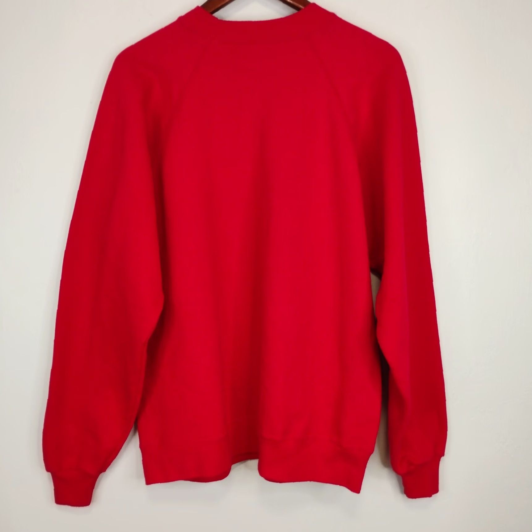 Hanes VINTAGE Hanes New York Big Apple Sweatshirt XL Red USA Puff Paint Size US XL / EU 56 / 4 - 2 Thumbnail