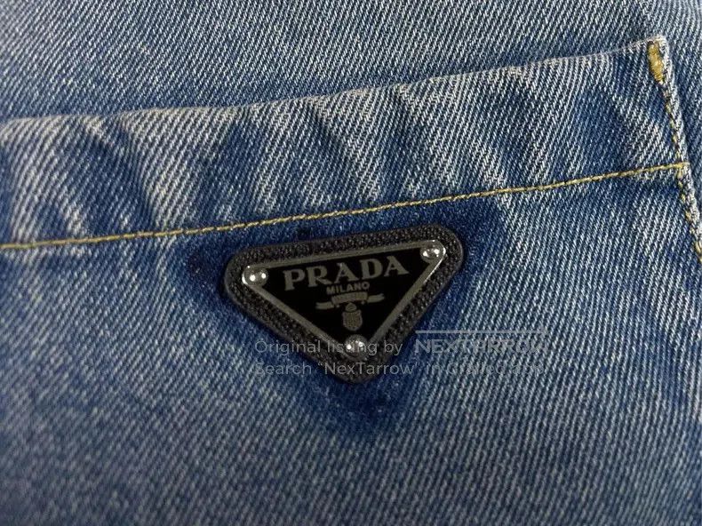 Prada PRADA Distressed Denim Short Sleeve Shirt. Size US L / EU 52-54 / 3 - 3 Thumbnail