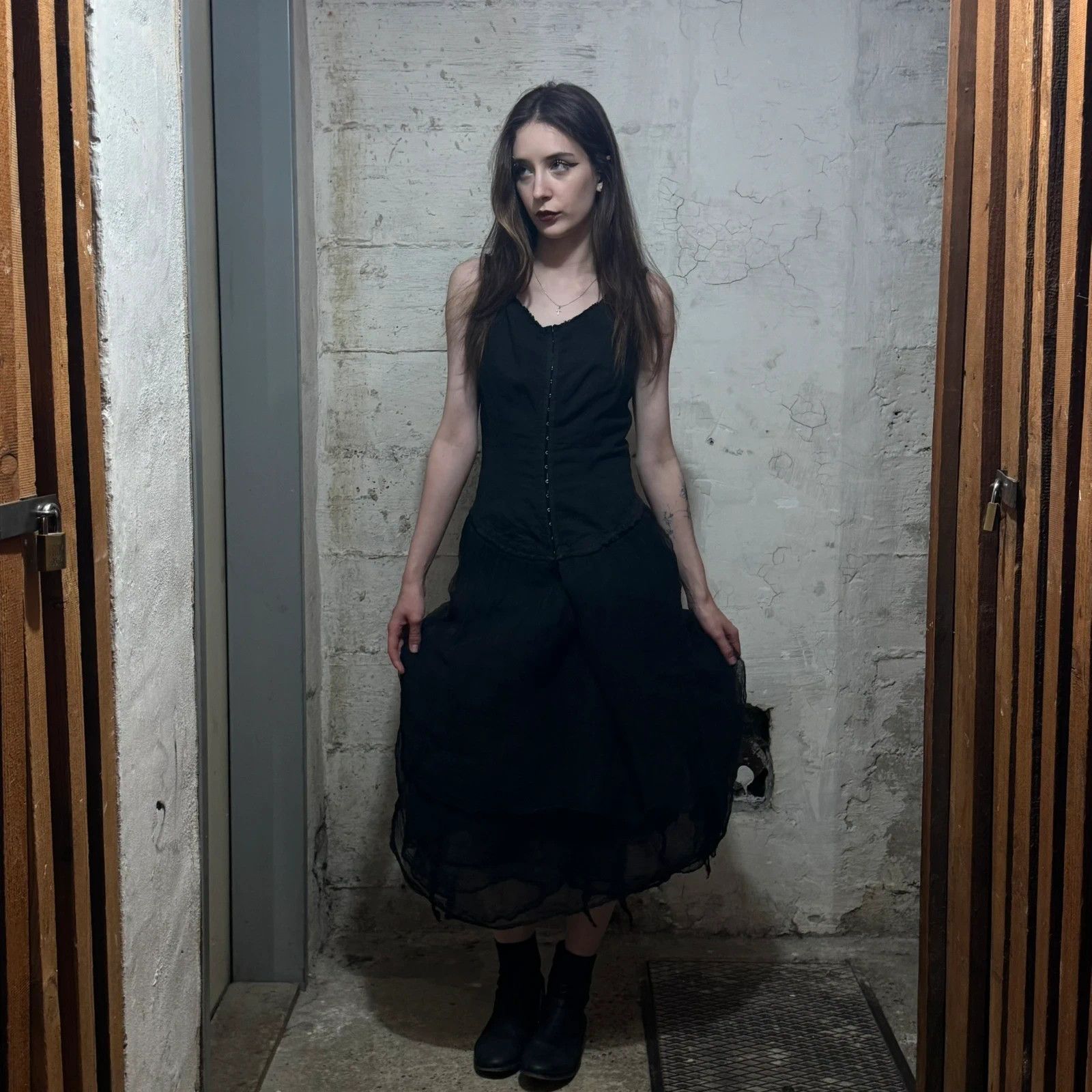 Marc Le Bihan Marc le bihan silk layerd skirt corset combo Size S / US 4 / IT 40 - 1 Thumbnail