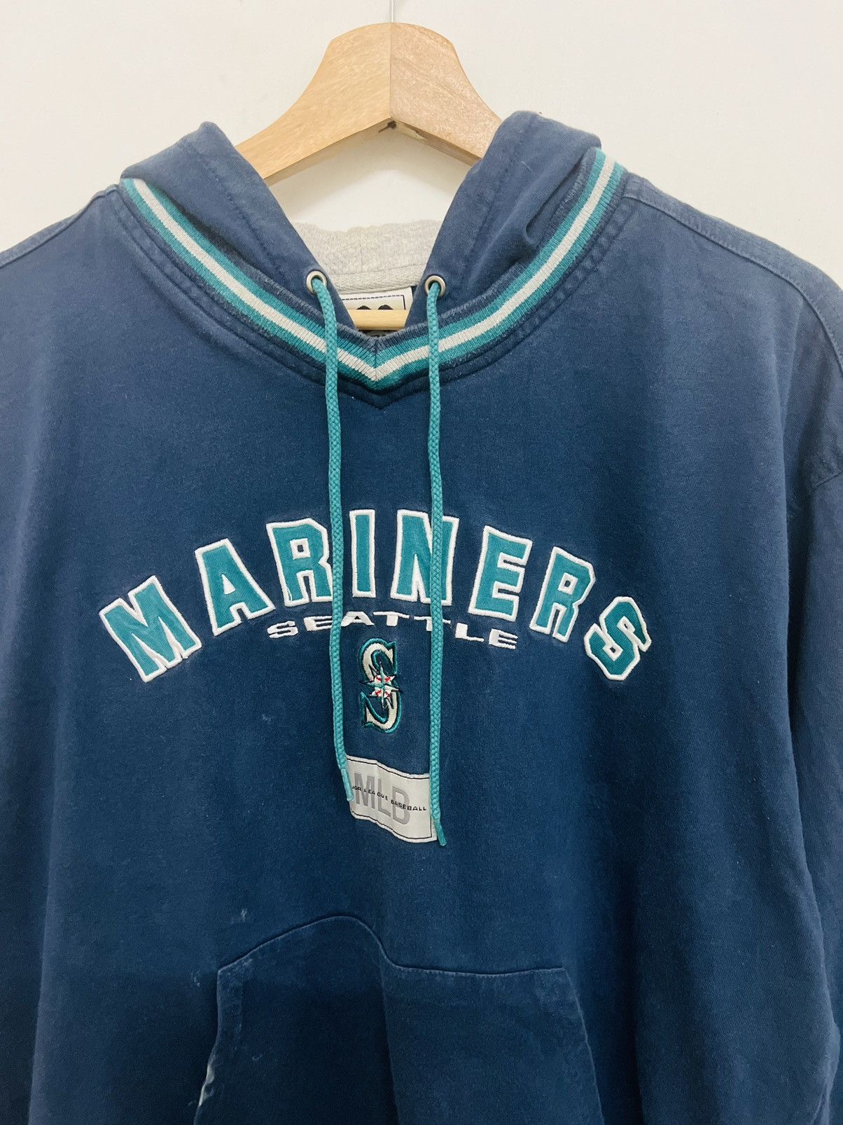 MLB × Vintage Vintage Lee Seattle Mariners Hoodie Size US L / EU 52-54 / 3 - 3 Thumbnail