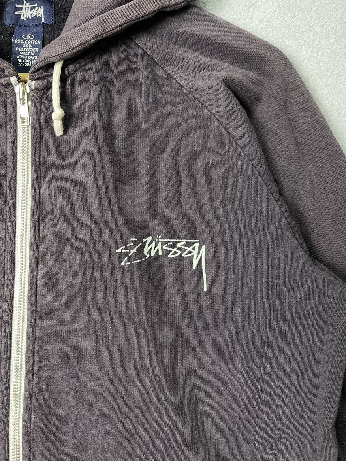 Stussy Vintage Stussy Zip Hoodie Streetwear Size US S / EU 44-46 / 1 - 3 Thumbnail