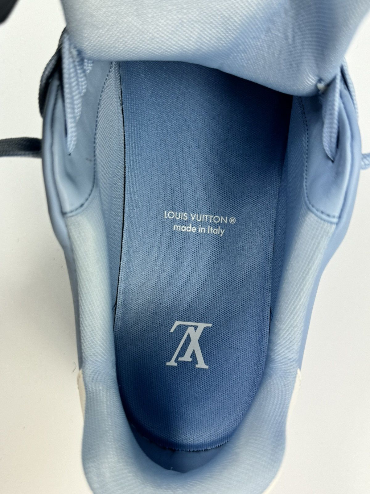 Louis Vuitton #54 SKY BLUE SNEAKERS Size US 11 / EU 44 - 11 Thumbnail