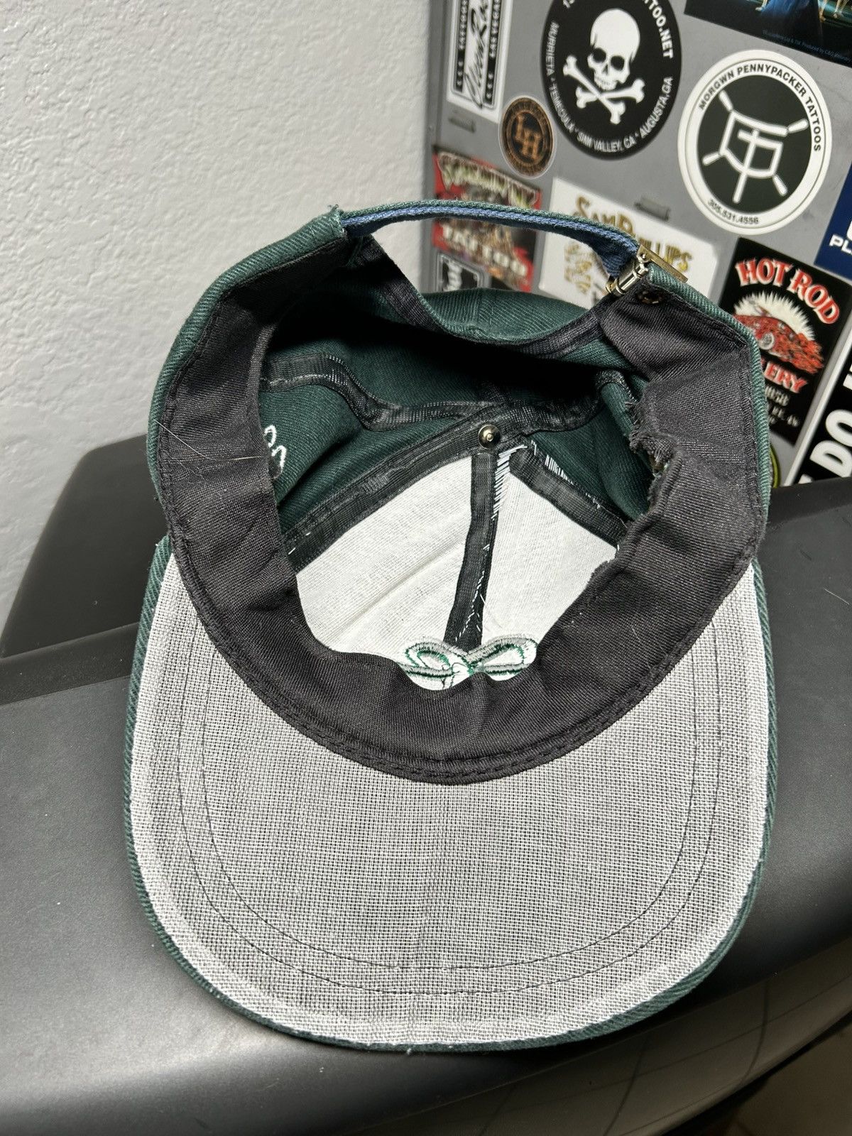 Fubu Vintage FUBU “fb” Ballcap. Cloth Strap w Buckle Size ONE SIZE - 5 Thumbnail