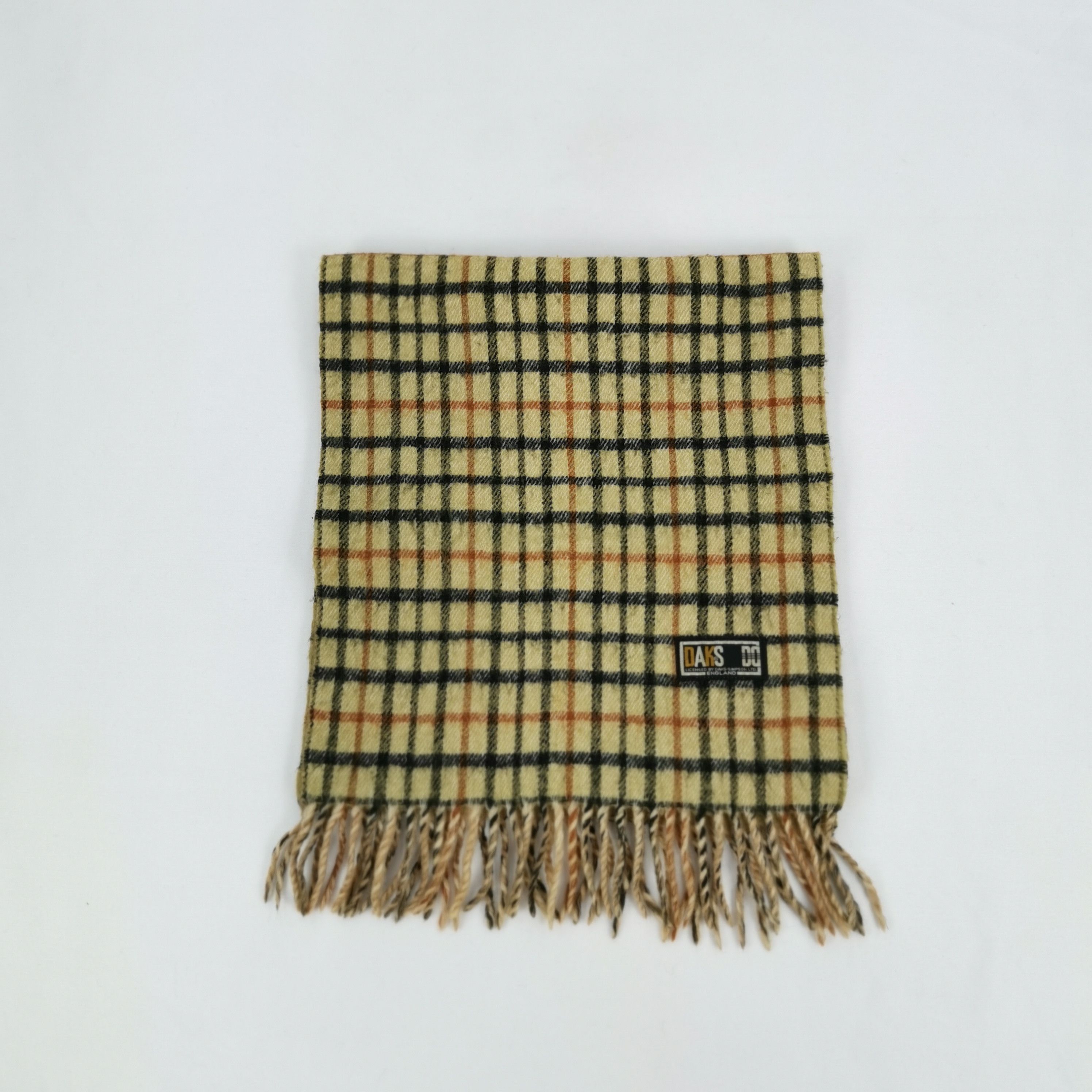 DAKS Vintage DAKS Scarf Muffler Wool Cashmere Scarves Size ONE SIZE - 2 Thumbnail