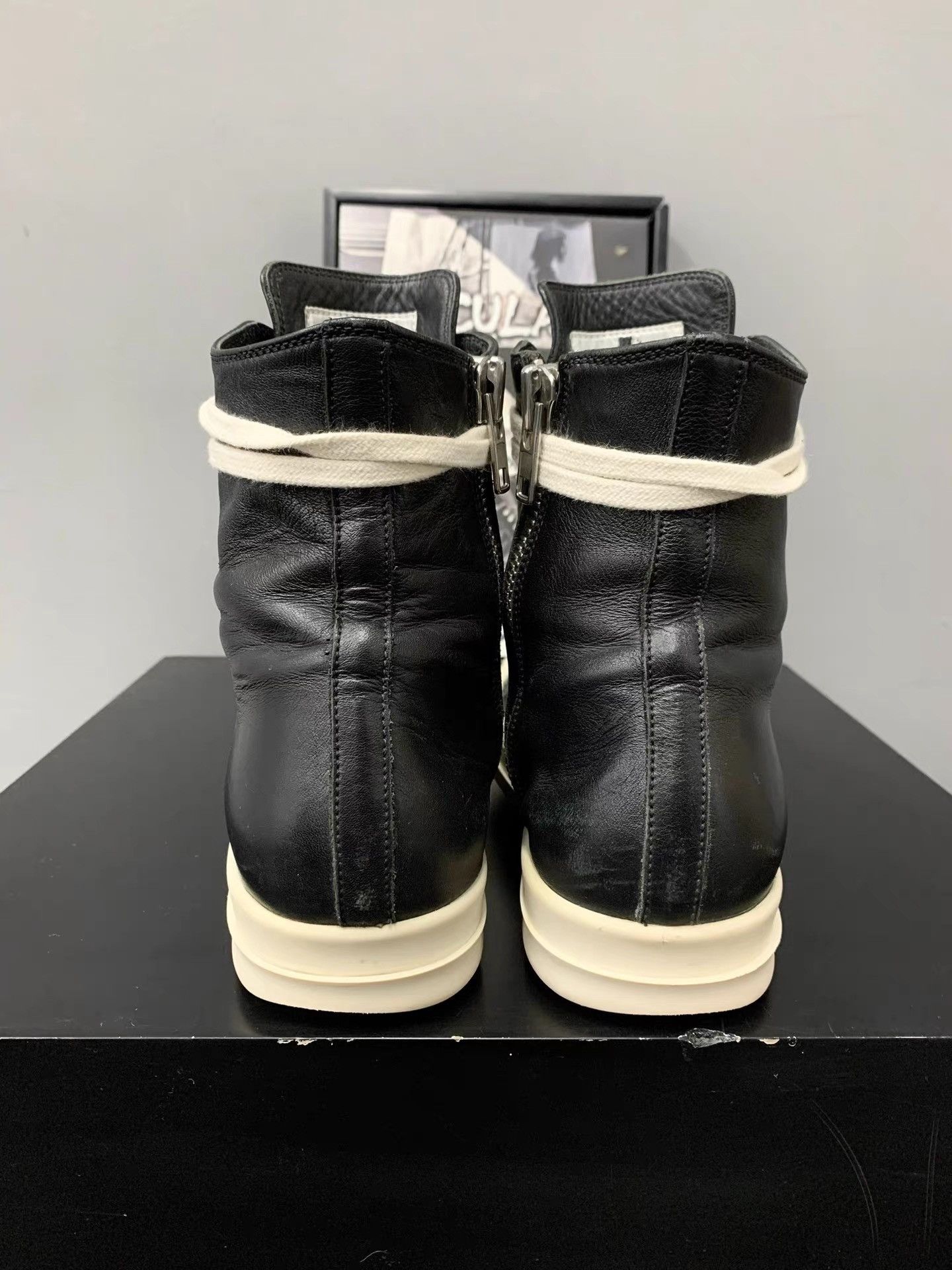 Rick Owens Rick Owens Mainline Leather High-Top Big Converse K34 Size US 6 / IT 36 - 7 Thumbnail