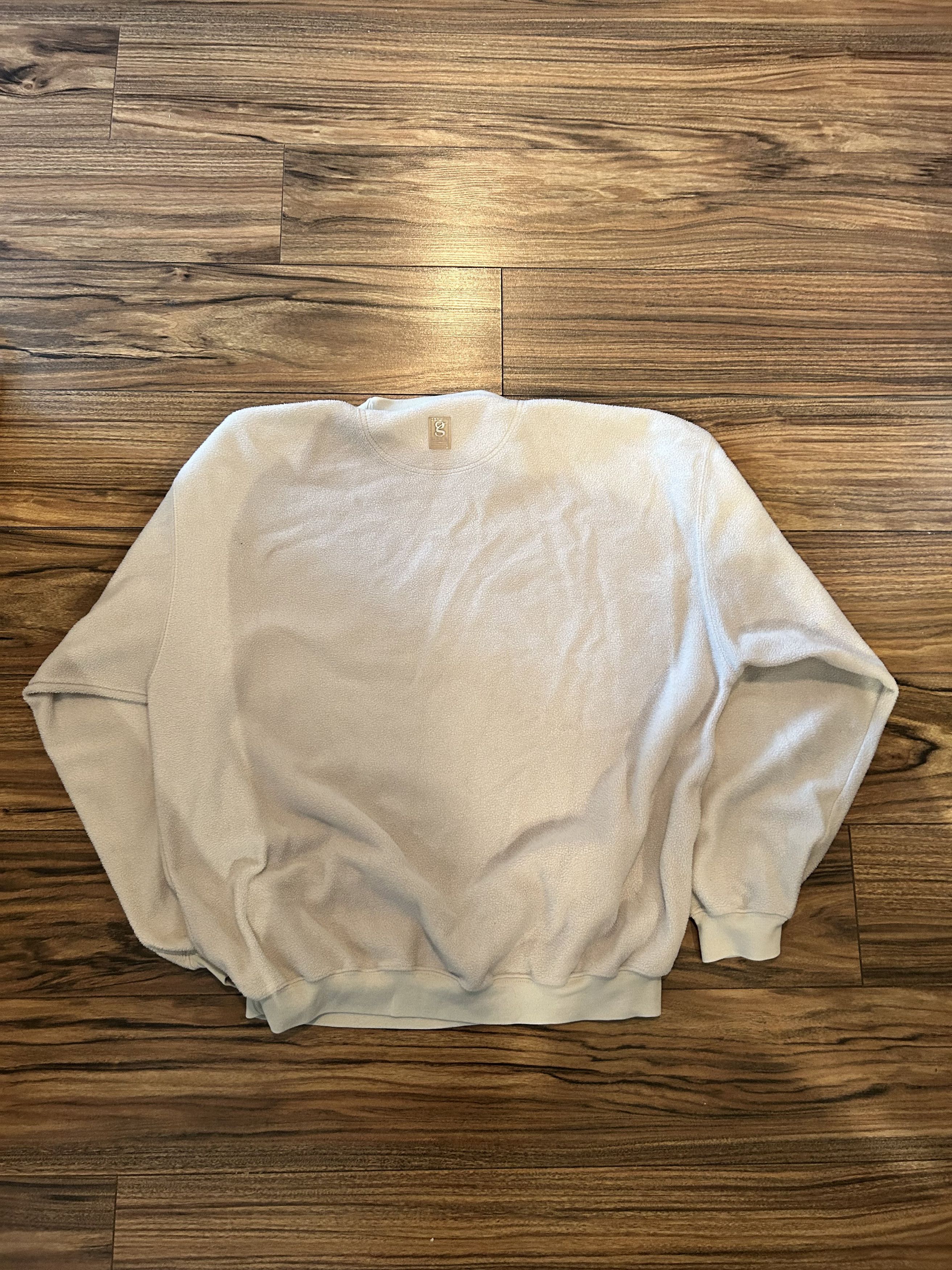 Gear for Sports Vintage Gear for Sports Creme Fleece Sweatshirt Size US L / EU 52-54 / 3 - 3 Thumbnail