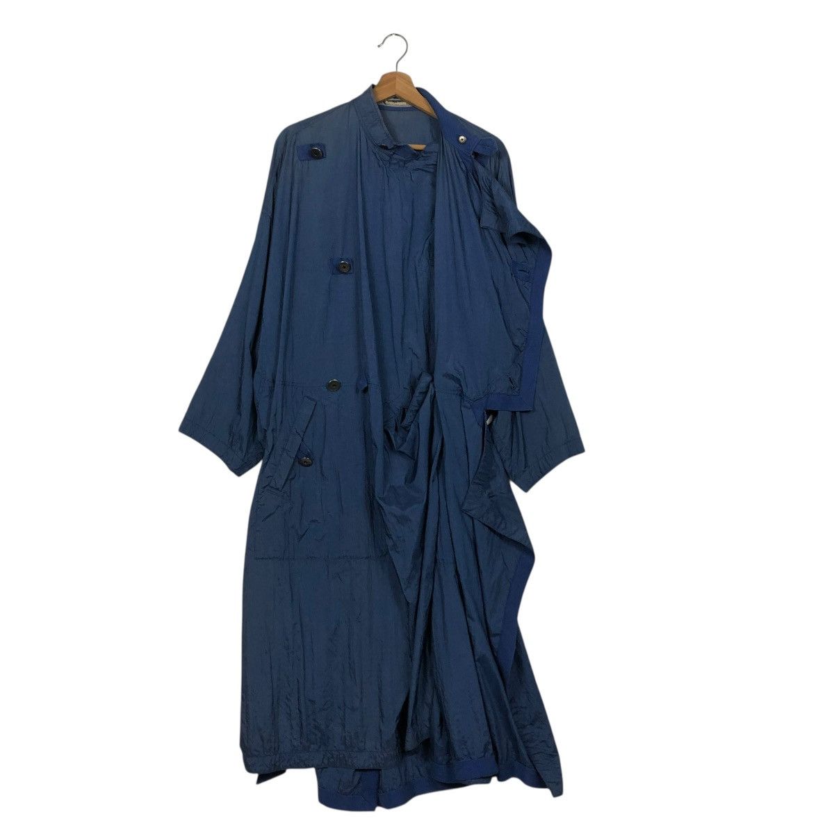 Issey Miyake 🔥VINTAGE 80’s NYLON LONG JACKET ISSEY MIYAKE BONDAGE DESIGN Size US M / EU 48-50 / 2 - 9 Thumbnail