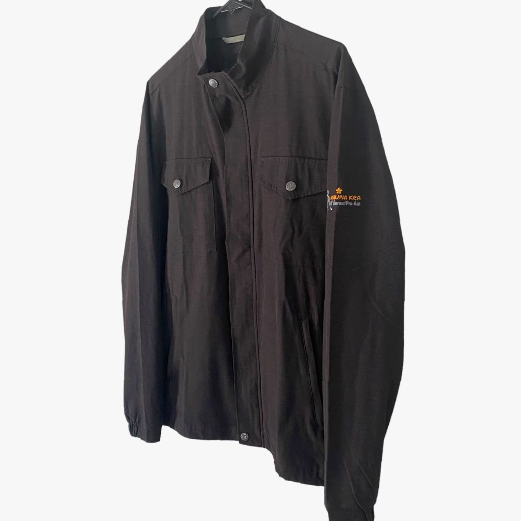 Vintage Linksoul Boardwalker Full-Zip Windbreaker Jacket Men's Gray M Logo Mauna Kea Golf Size US M / EU 48-50 / 2 - 2 Thumbnail
