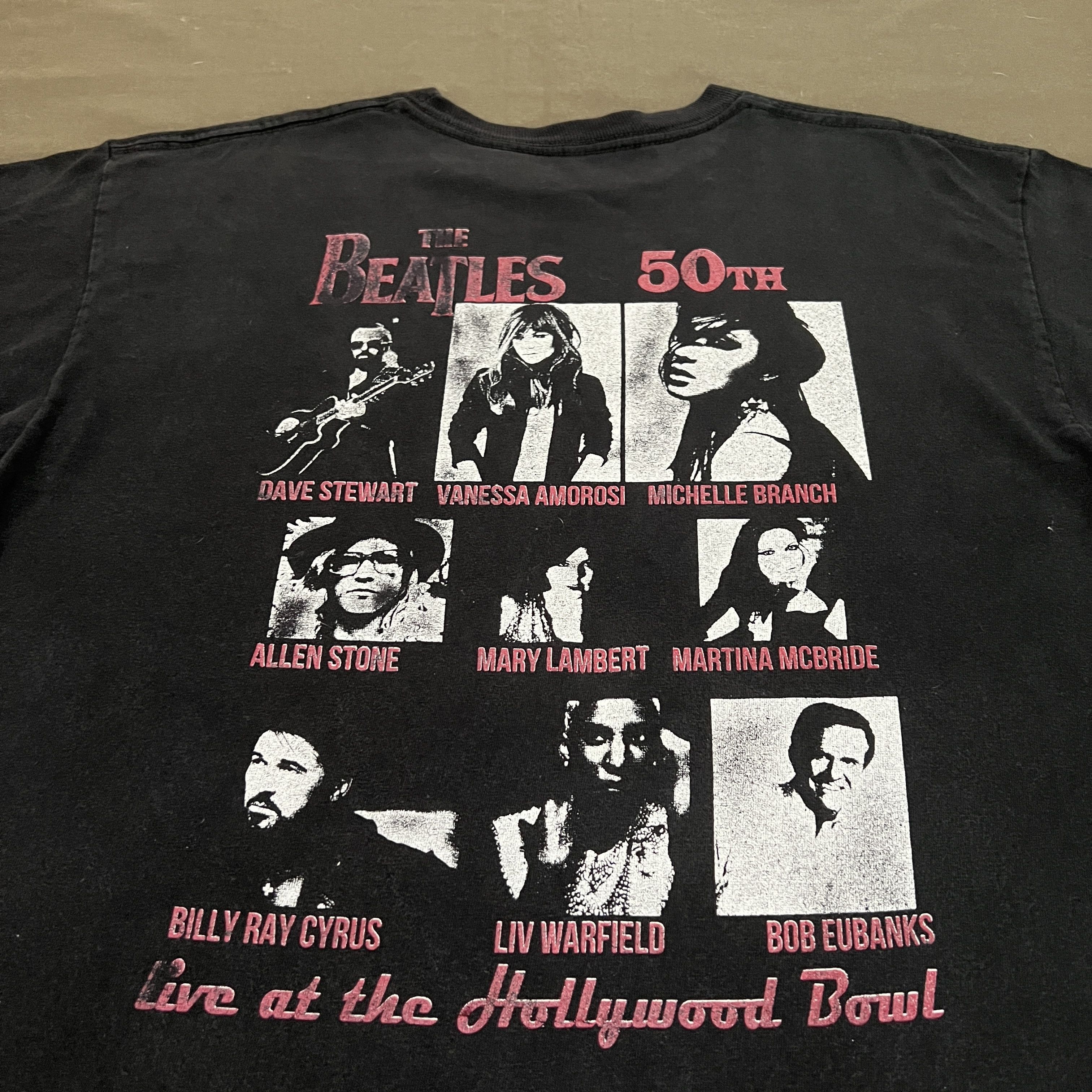 Band Tees × Rap Tees The Beatles 50th at The Hollywood Bowl Promo Tee Size US M / EU 48-50 / 2 - 2 Thumbnail
