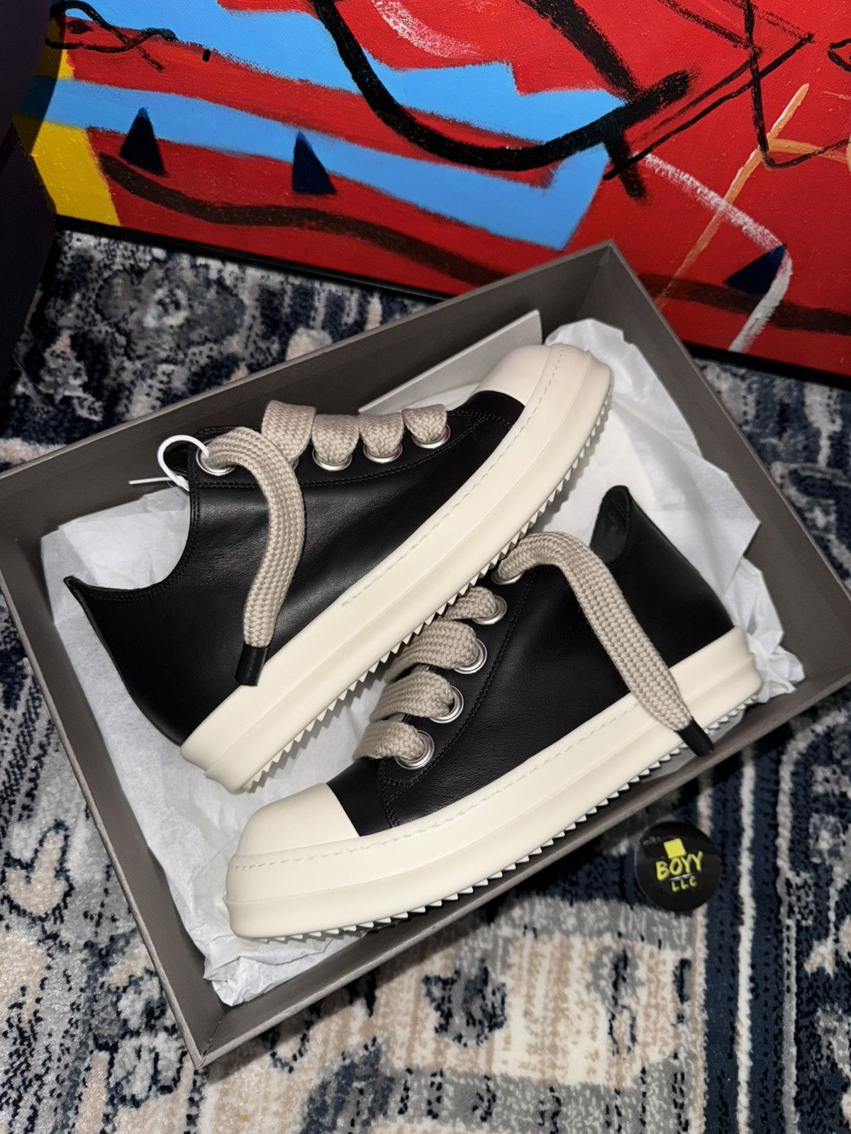 Rick Owens Rick Owen’s jumbo lace sneakers Size US 7 / EU 40 - 2 Thumbnail