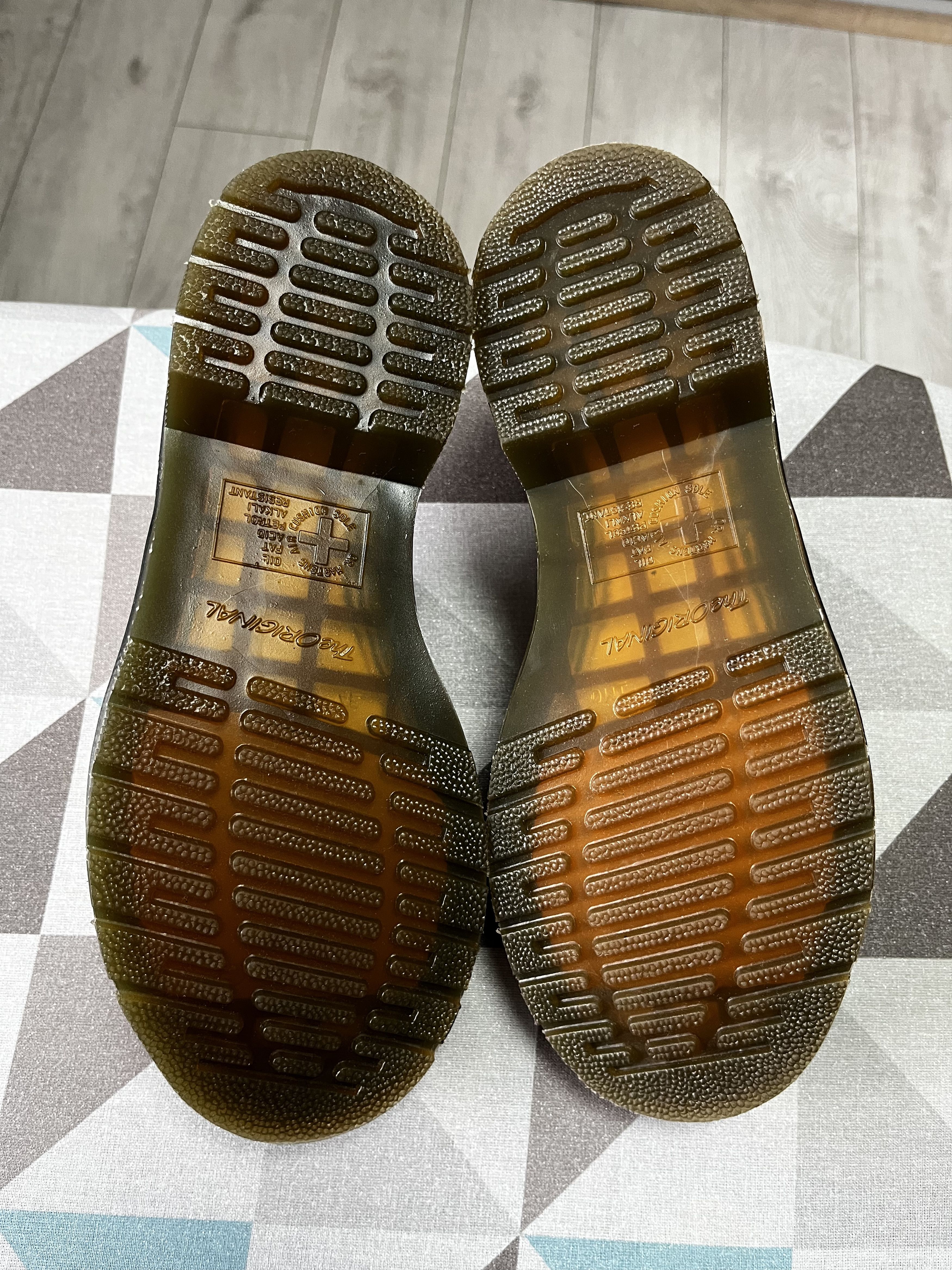 Dr. Martens ♥️ Dr. Martens Vegan 1461 Rose Gold Chrome Metallic Paint Size US 7 / IT 37 - 9 Thumbnail