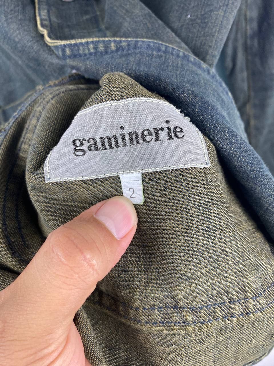 Japanese Brand gaminerie japanese brand double collar denim jacket Size US S / EU 44-46 / 1 - 4 Thumbnail