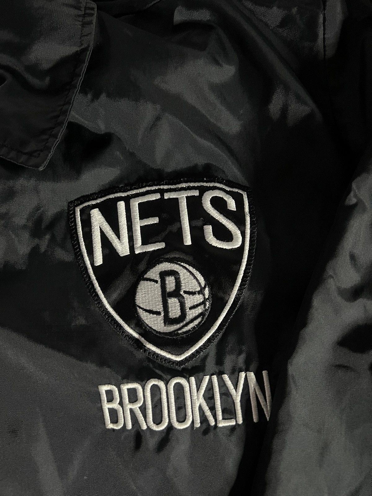 Mitchell & Ness Brooklyn Nets Fleece Jacket Size US XL / EU 56 / 4 - 3 Thumbnail