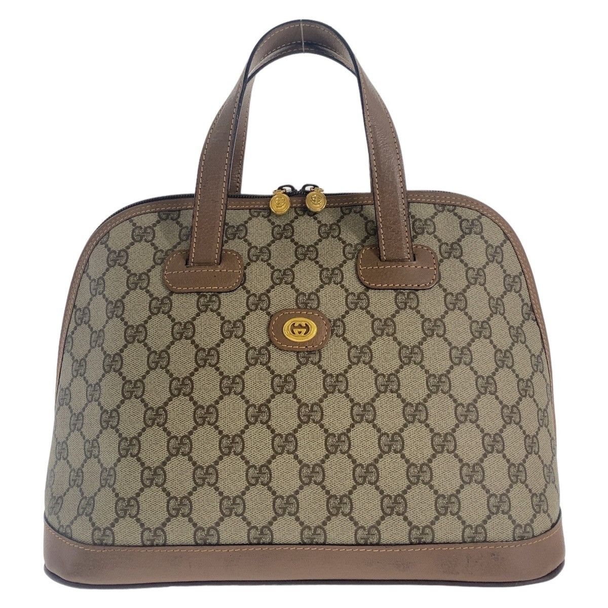 Gucci Gucci Interlocking GG Supreme Canvas Leather Handbag Canvas Handbag 7009 97 000 in Good Condition
