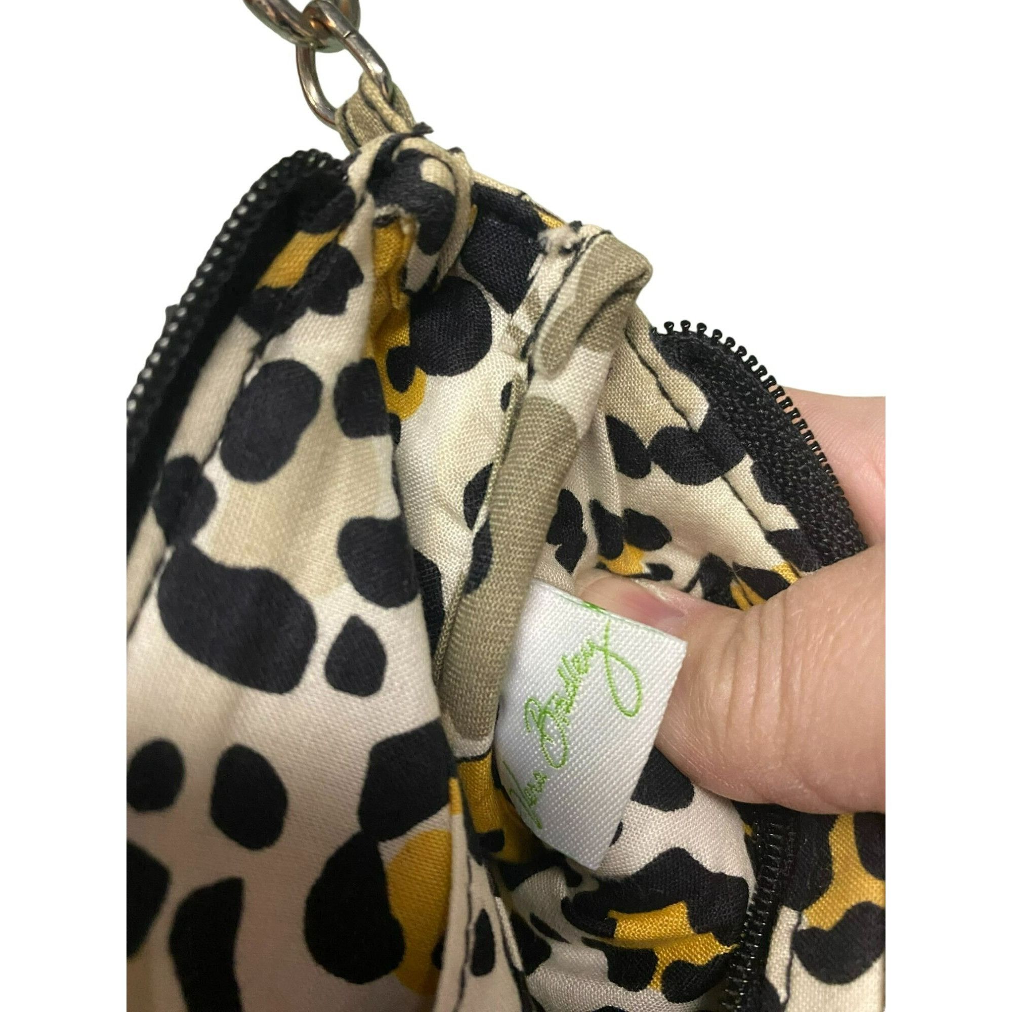 Vera Bradley Vera Bradley Yellow Floral Wristlet Wallet With Clasp & Zip Size ONE SIZE - 8 Thumbnail