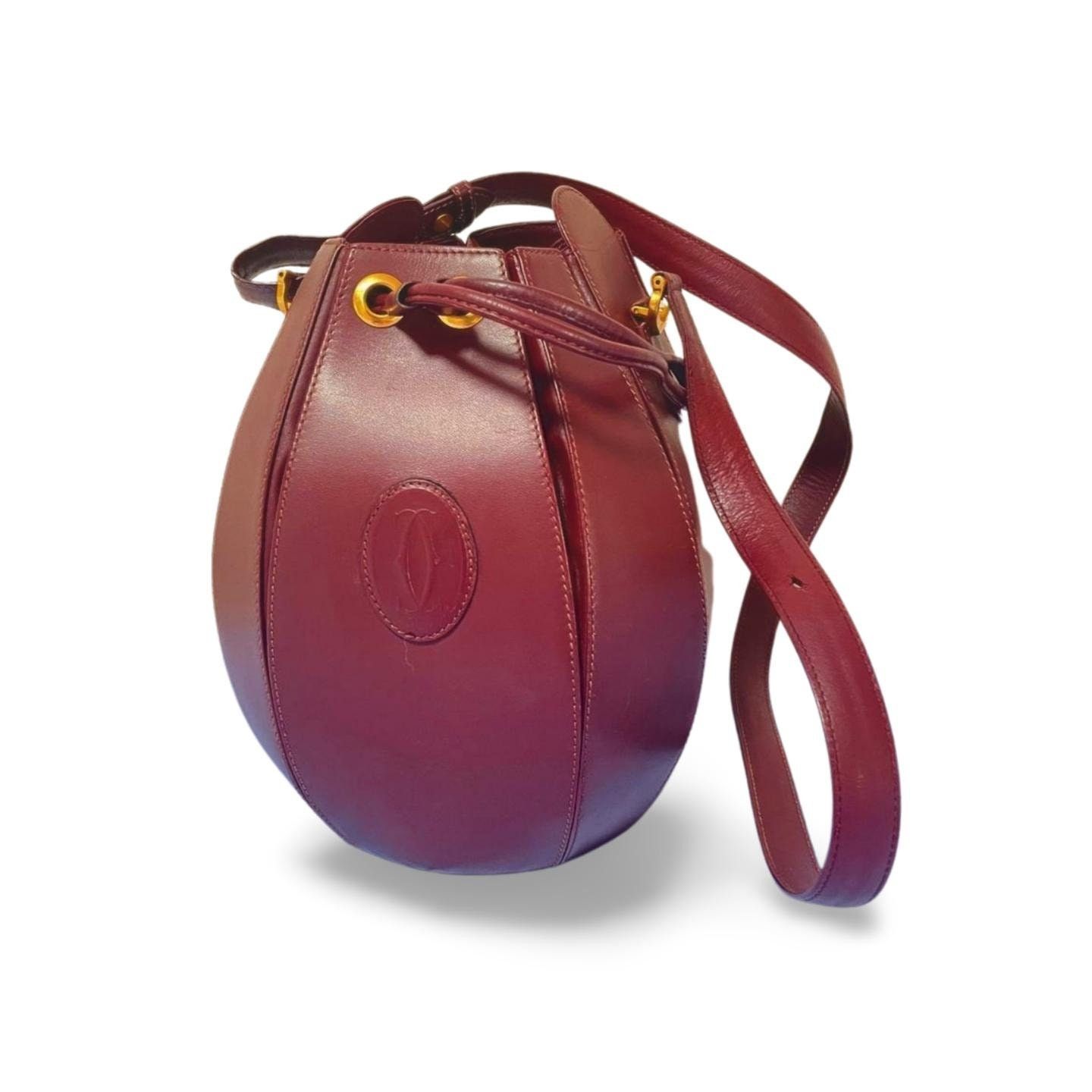 Cartier Vintage Cartier tulip 3 dimension hobo bucket shoulder bag Size ONE SIZE - 1 Thumbnail