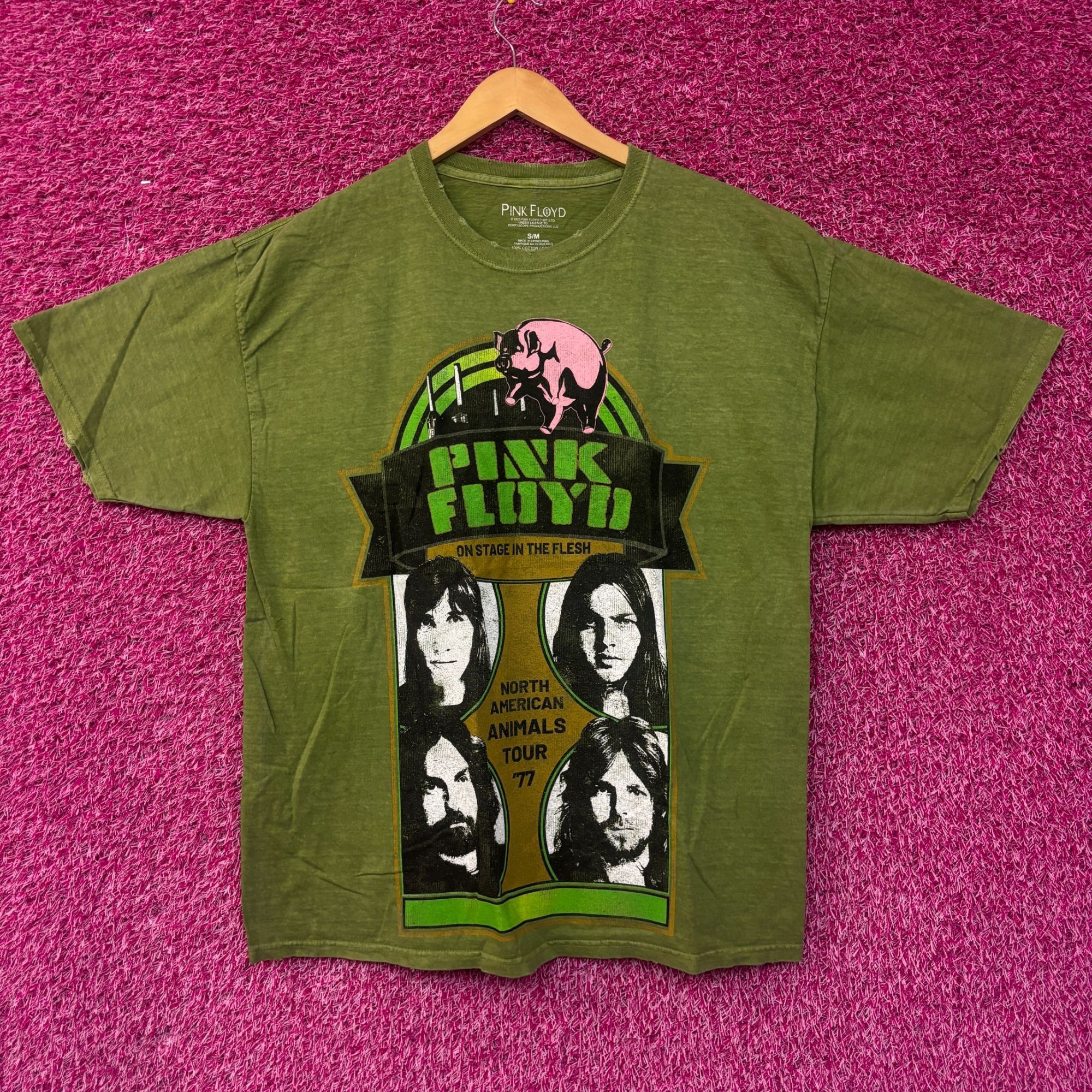 Pink Floyd Pink Floyd 1977 North American Animals Tour Rock Tee S/M Size US M / EU 48-50 / 2 - 1 Thumbnail