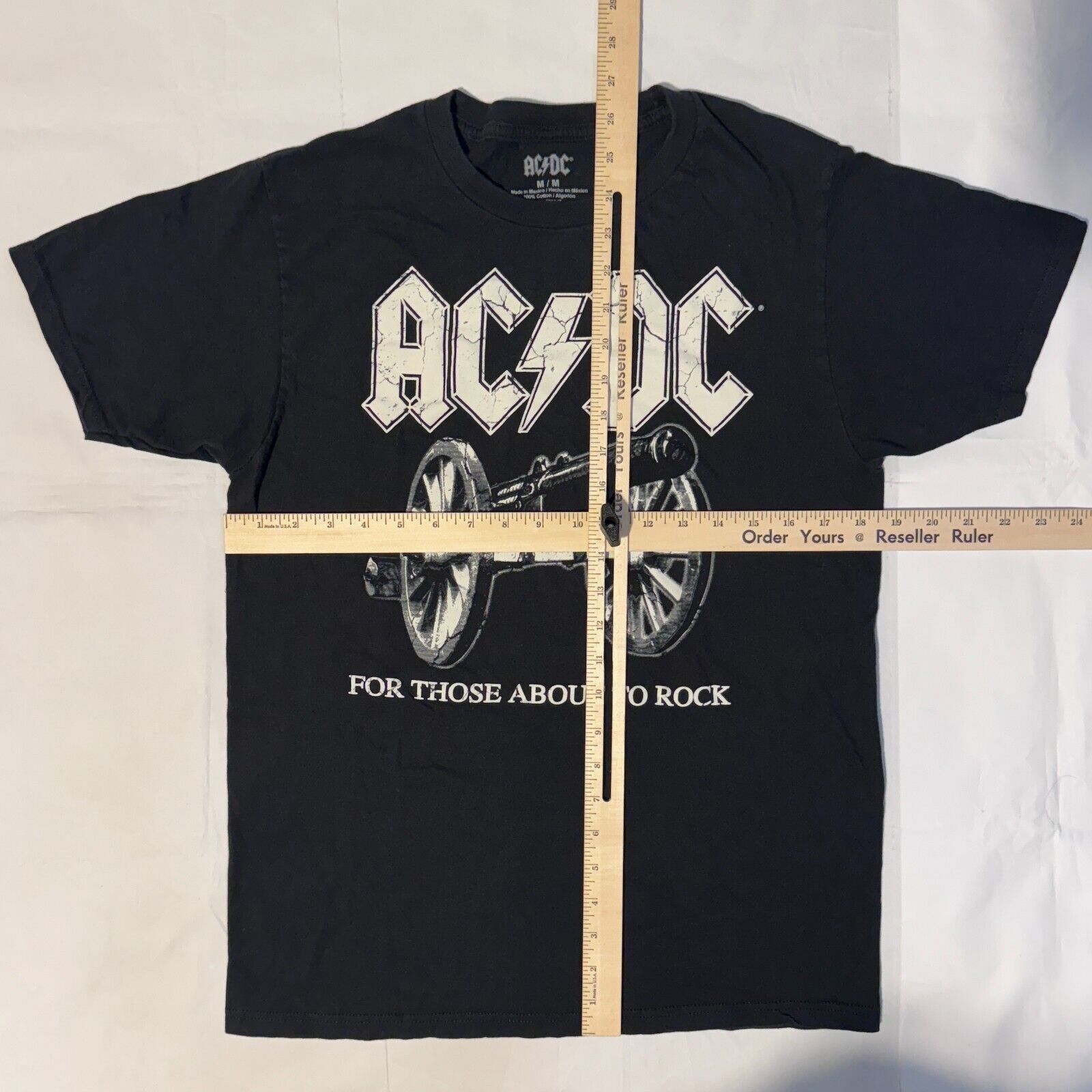 AC/DC AC/DC For Those About To Rock - Rock Band Tee Black Graphic Size US M / EU 48-50 / 2 - 3 Thumbnail