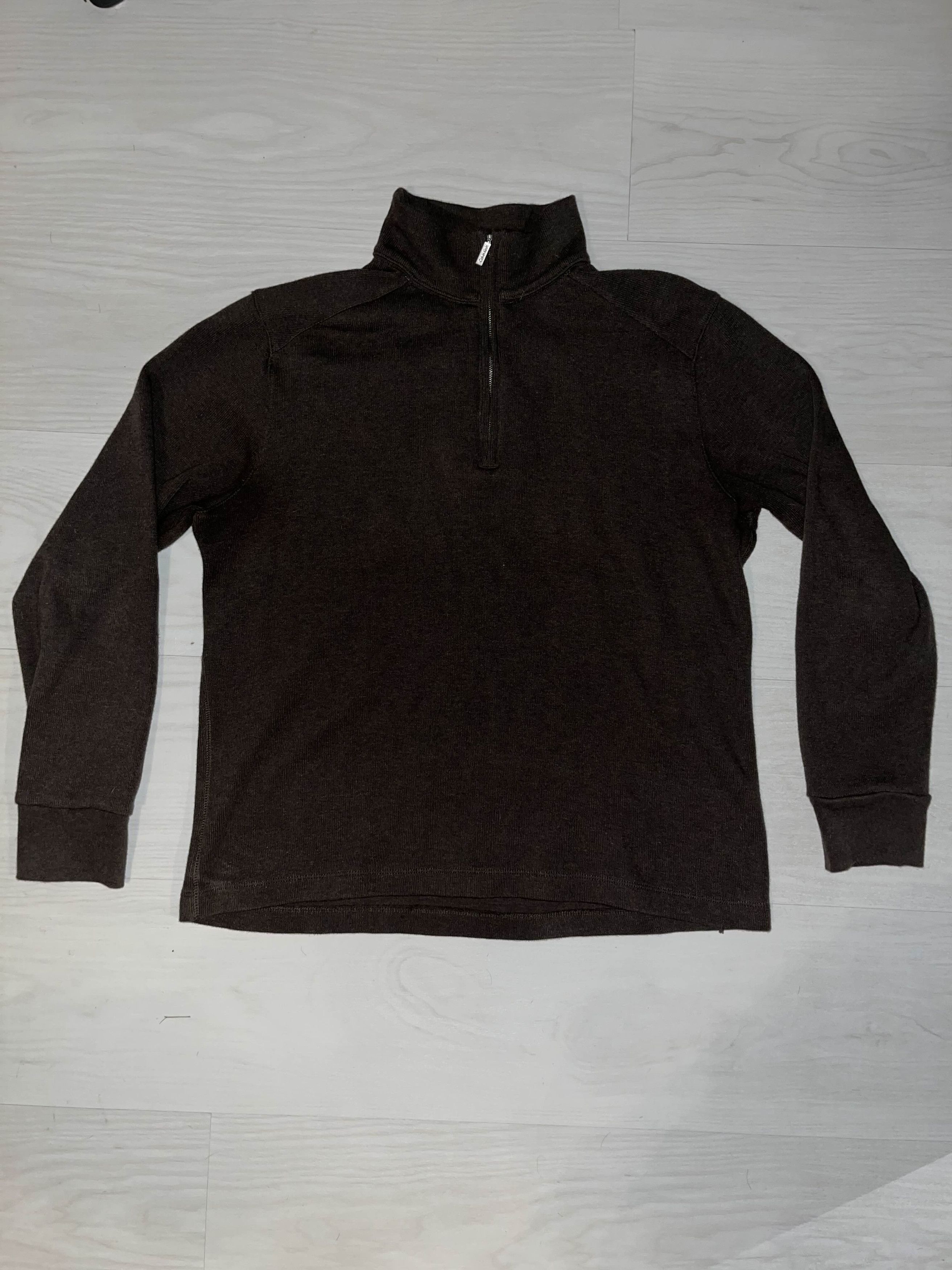 Calvin Klein Calvin Klein Brown Quarter Zip Size US L / EU 52-54 / 3 - 1 Thumbnail
