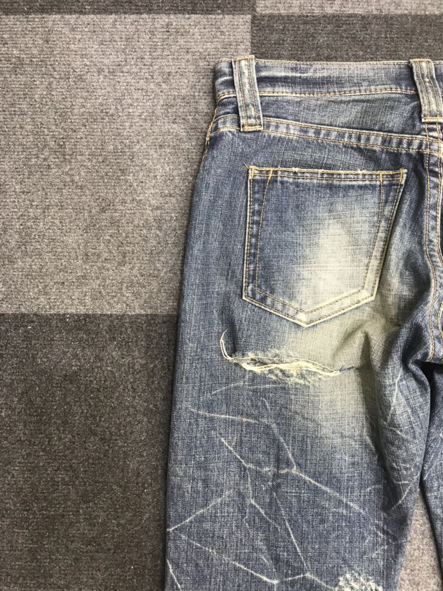 Japanese Brand CO&LU Japan Super Distressed Style Art Jeans F13 Size US 29 - 12 Thumbnail