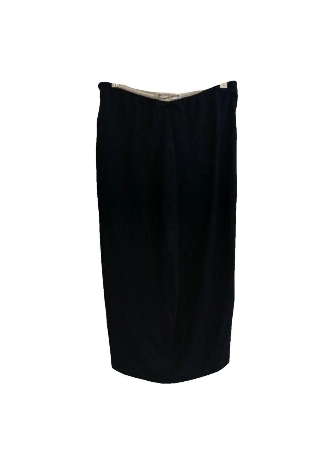 Acne Studios Acné Studios Office Siren Bodycon Midi Skirt - Black Size 27" / US 4 / IT 40 - 1 Thumbnail