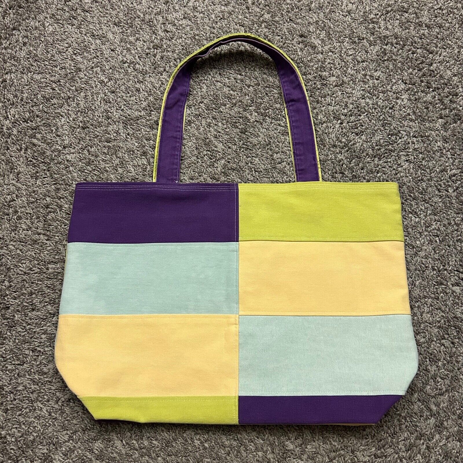 Handmade × Vintage Handmade Patchwork Denim Bag Oversized Tote Shoulder Bag Size ONE SIZE - 3 Thumbnail