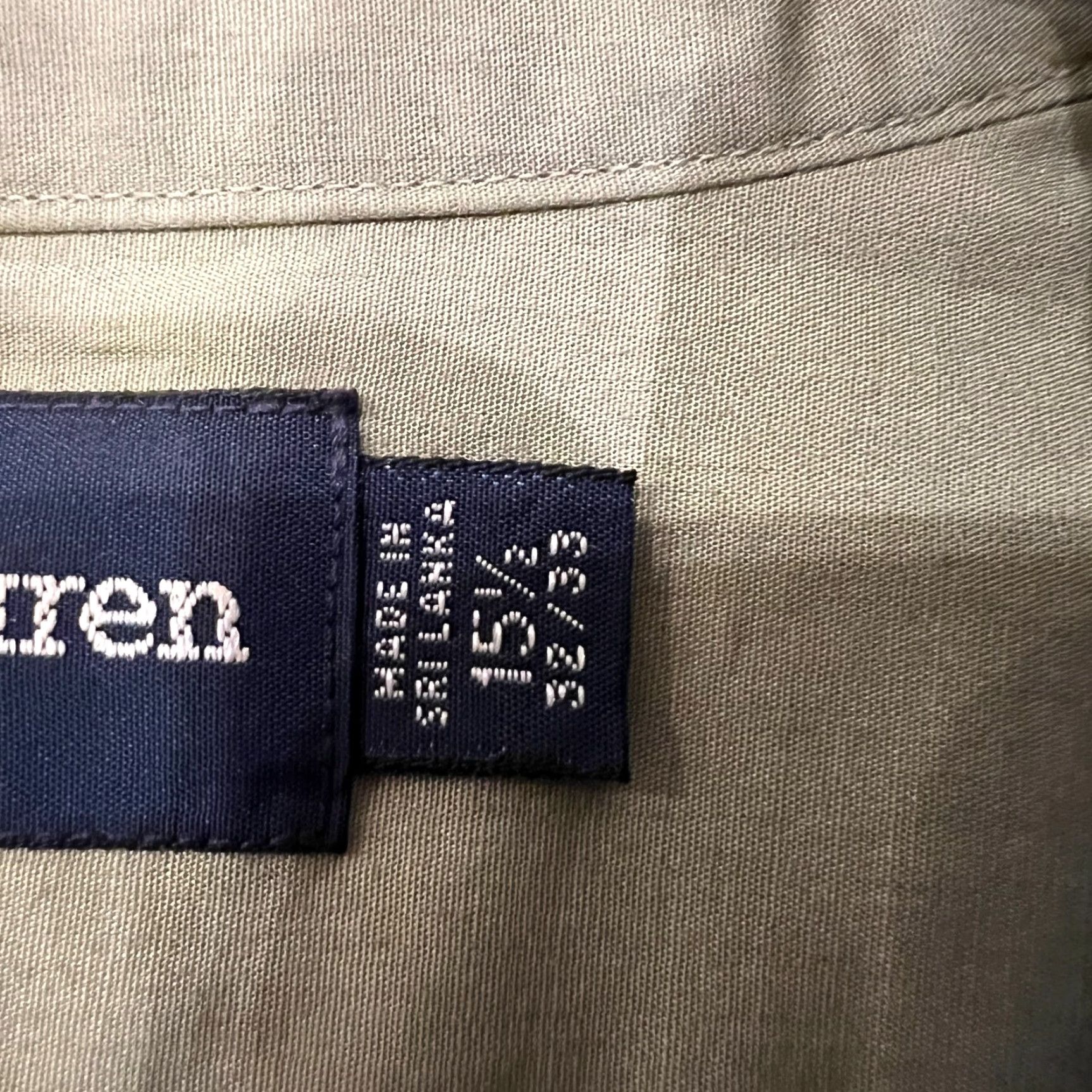 Ralph Lauren VINTAGE Ralph Lauren Yarmouth Dress Shirt Green Men’s 15.5 32/33 Shirt Long Sleeve Button-Down Collared Regular 32 in Logo Manufacturer: Ralph Lauren Size 42R - 6 Thumbnail