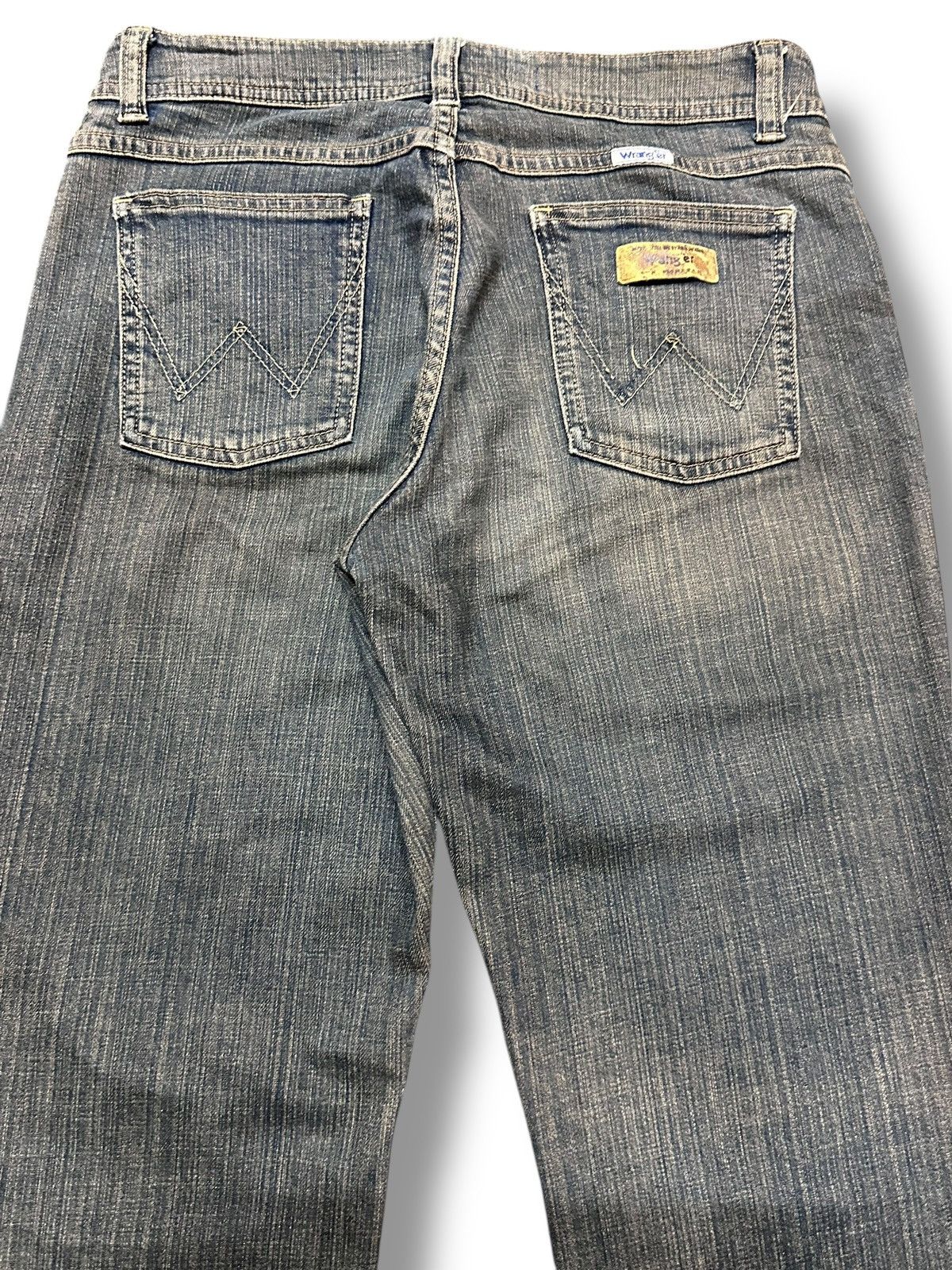 Japanese Brand Wrangler Vintage Baggy Loose Style With Faded Wash Size US 30 / EU 46 - 5 Thumbnail