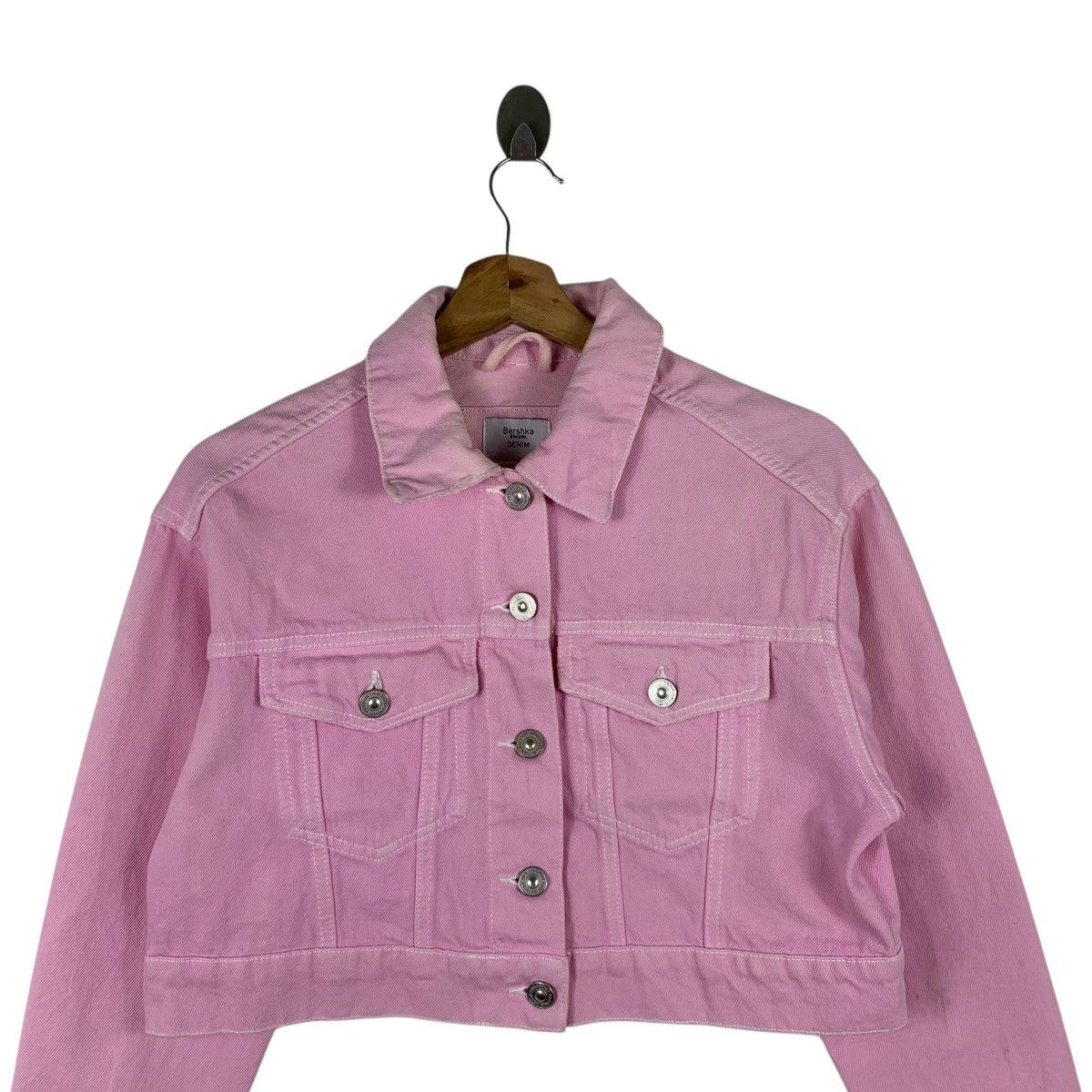 Bershka × Japanese Brand BERSHKA Girl Denim Japanese Brand Casualwear Denim Jacket Size XS / US 0-2 / IT 36-38 - 3 Thumbnail