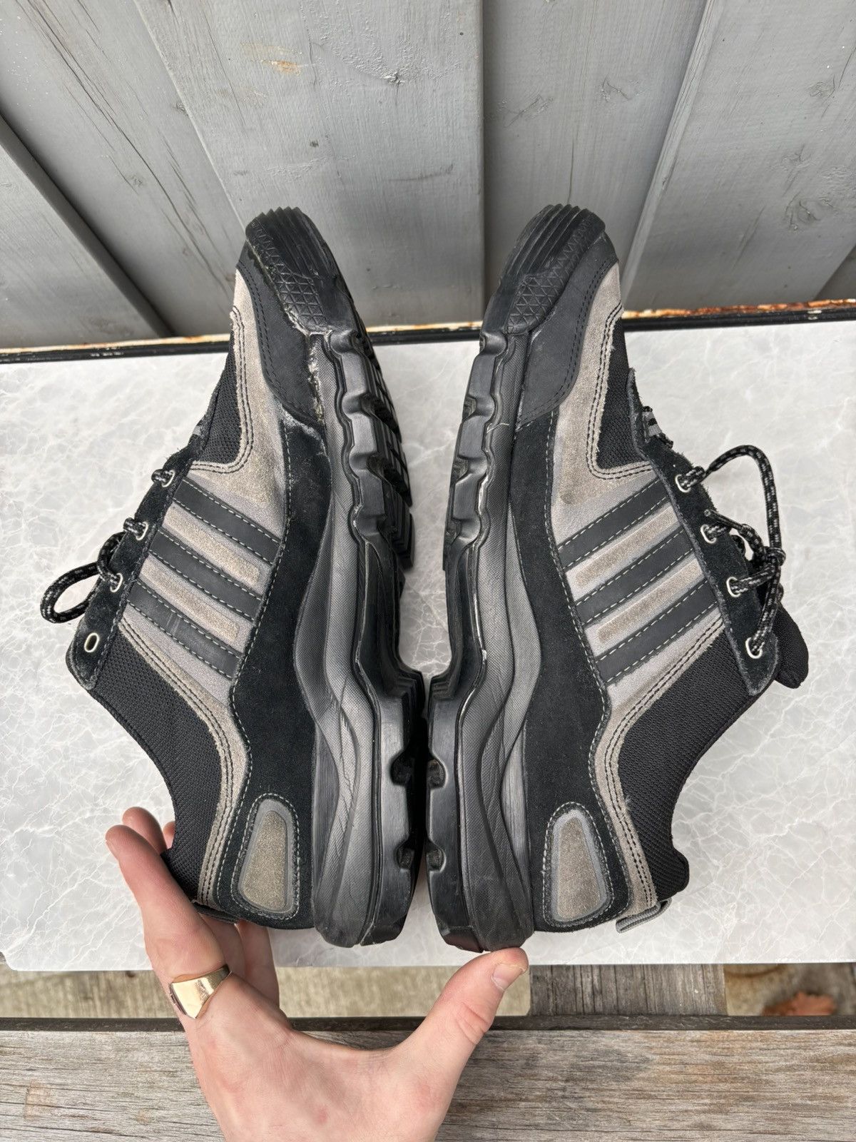 Adidas Adidas Sneakers Trek Running Hiking Gorpcore Traxion Grip Size US 10 / EU 43 - 11 Thumbnail