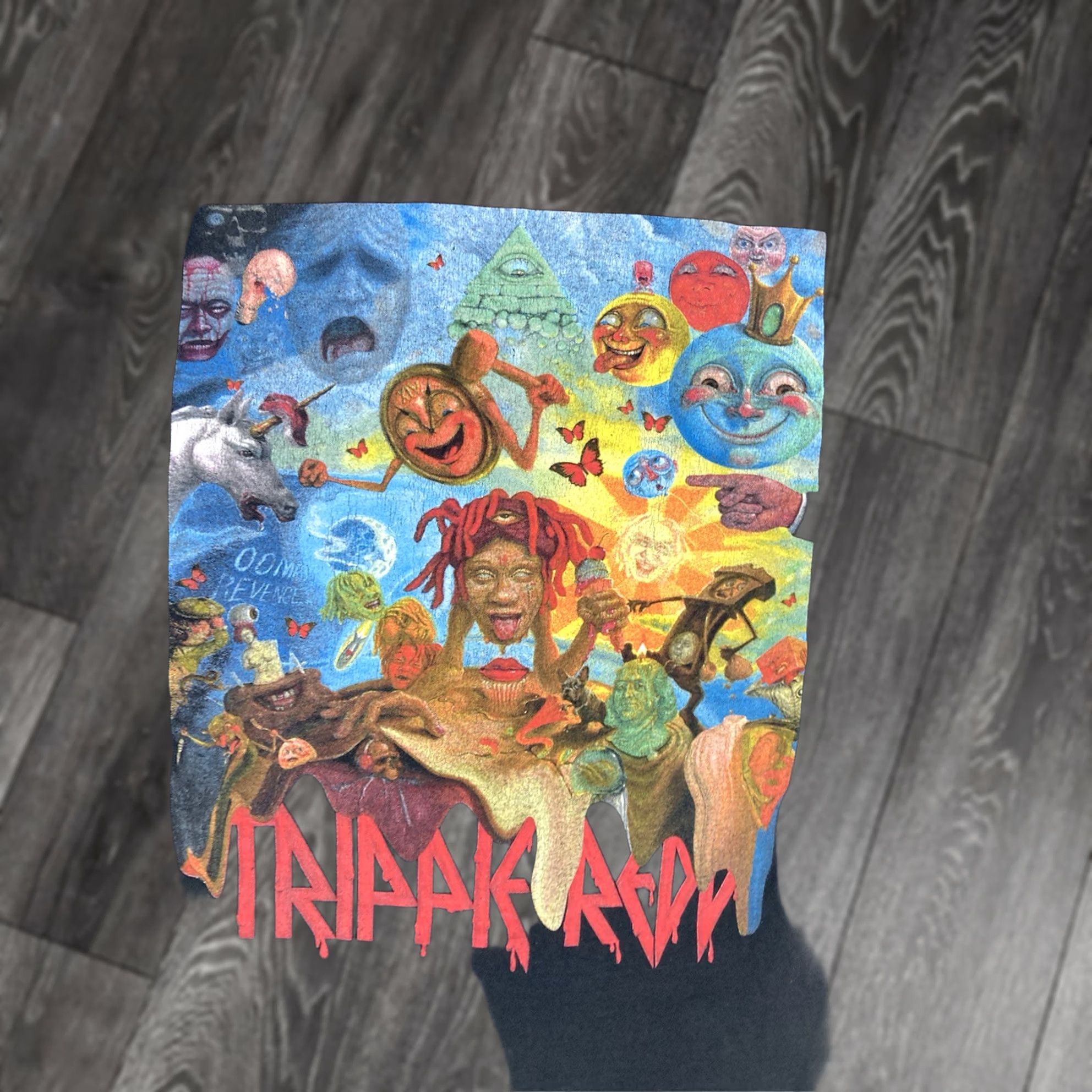 Fruit Of The Loom VINTAGE Trippie Redd Graphic T-shirt Women Medium Black Short Sleeve Music Size M / US 6-8 / IT 42-44 - 1 Thumbnail