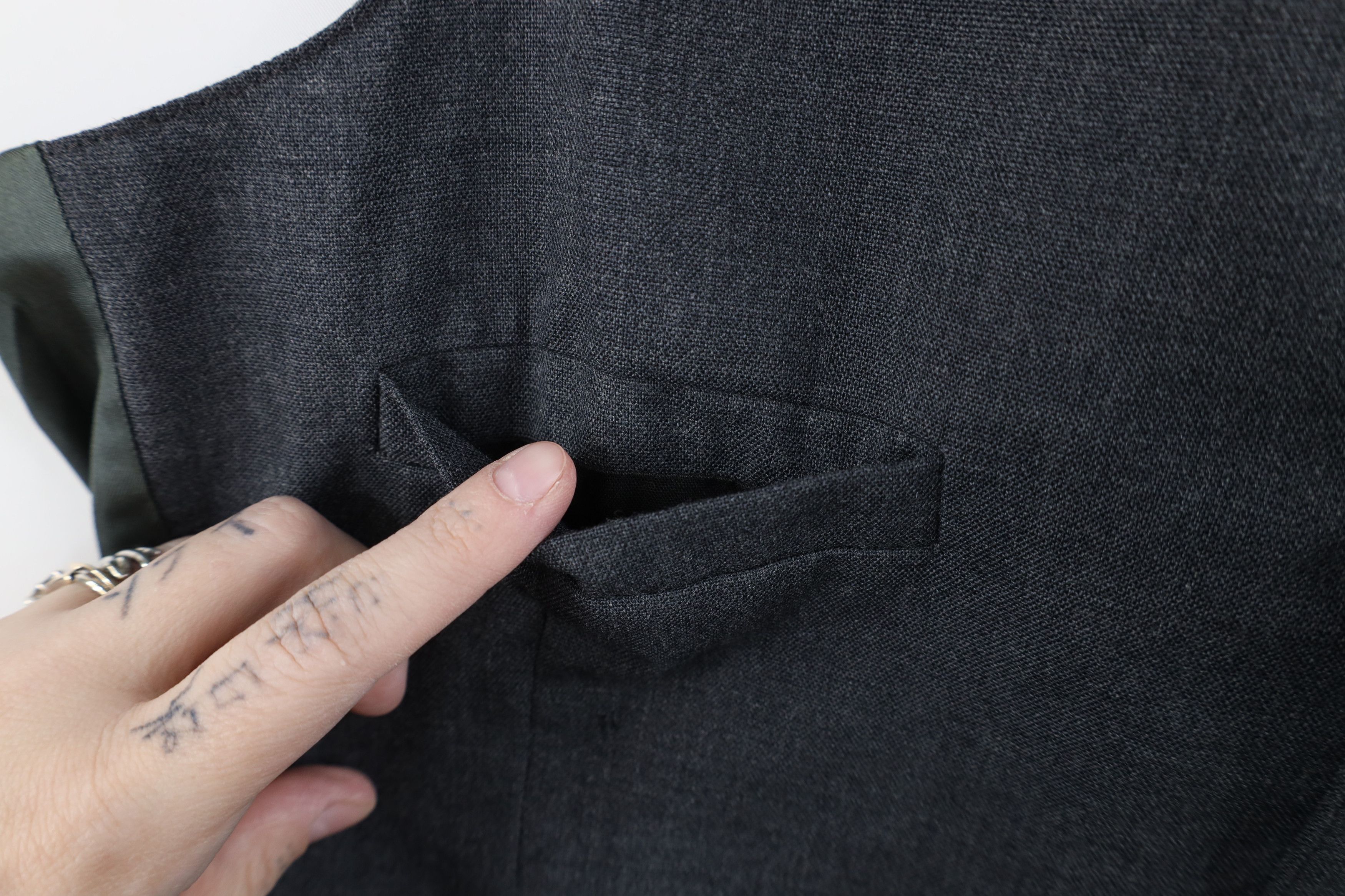 Vintage Vintage 50s 60s Streetwear Buckle Back Wool Suit Vest USA Size US M / EU 48-50 / 2 - 5 Thumbnail
