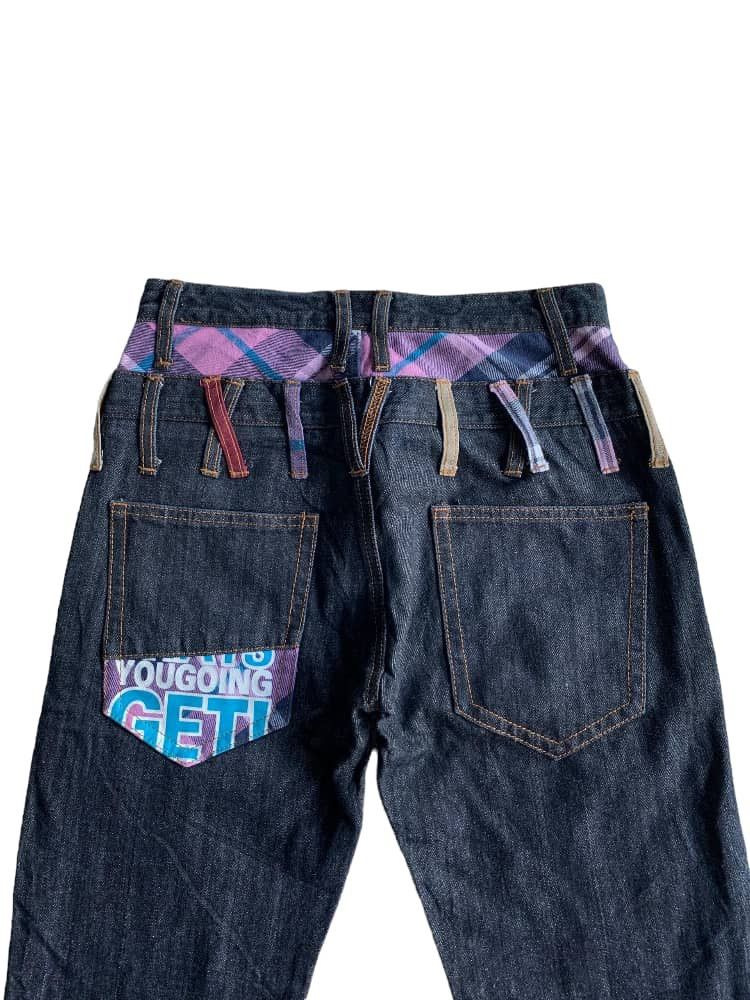 If Six Was Nine × Japanese Brand × Le Grande Bleu (L.G.B.) Nylaus Japanese brand Double Waist Denim Jeans Size US 28 / EU 44 - 5 Thumbnail