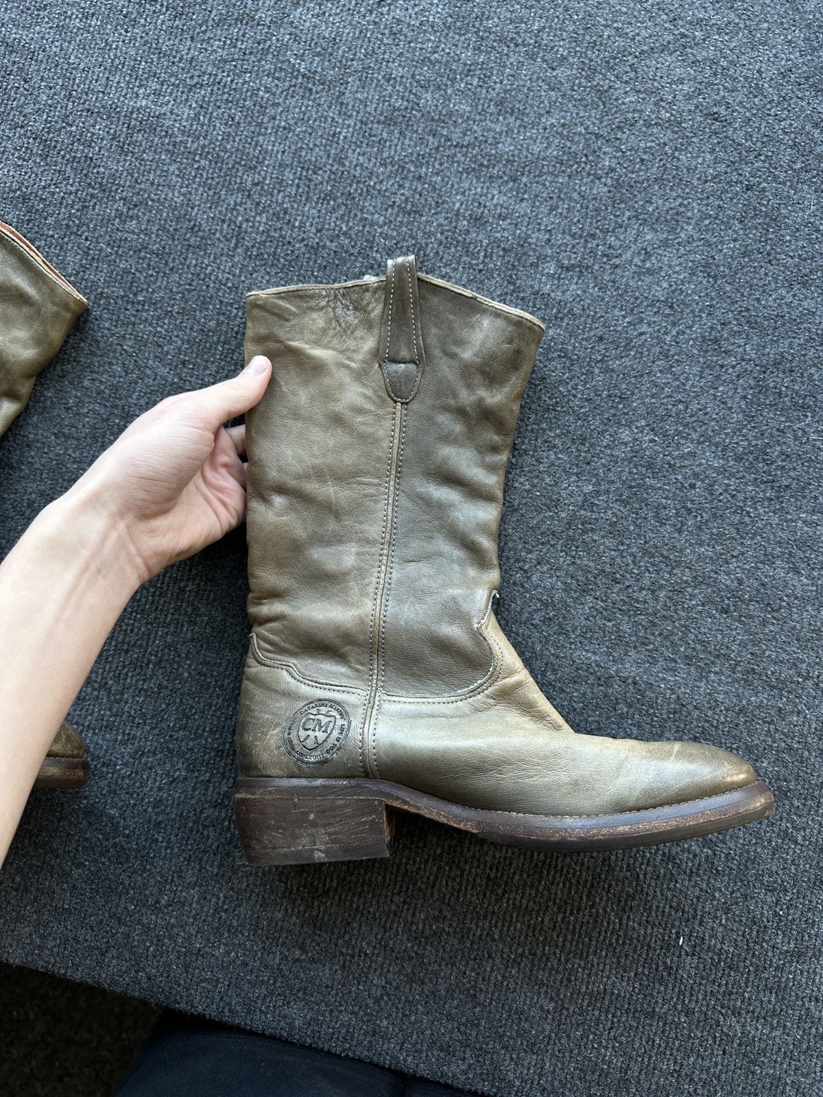 Other RARE🚨 CATARINA MARTINS LUXURY HIGH BOOTS WOMEN LEATHER Size US 8 / IT 38 - 5 Thumbnail