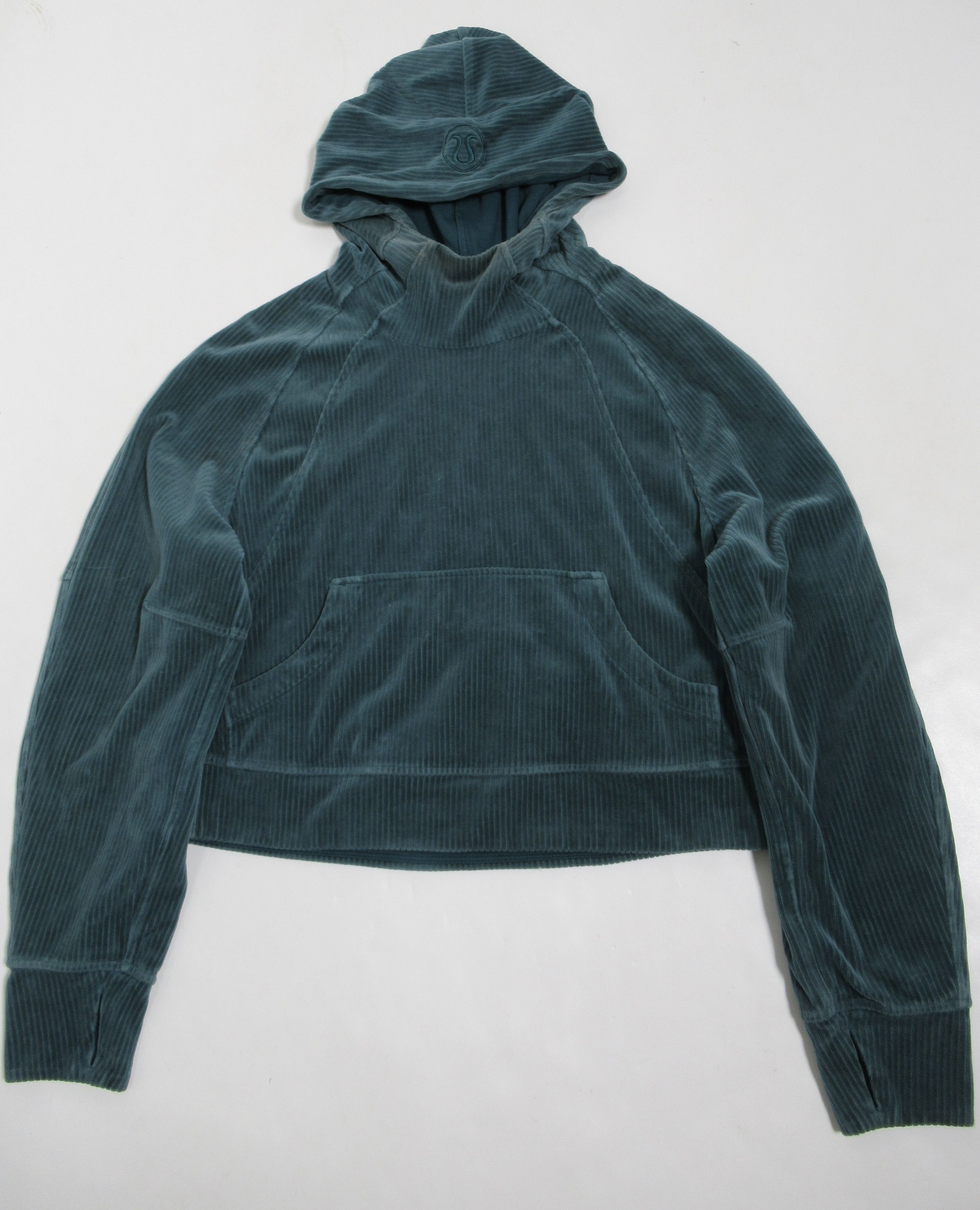 Lululemon Lululemon Scuba Oversized Hoodie *Velvet Cord Storm Teal Size XS / US 0-2 / IT 36-38 - 1 Thumbnail