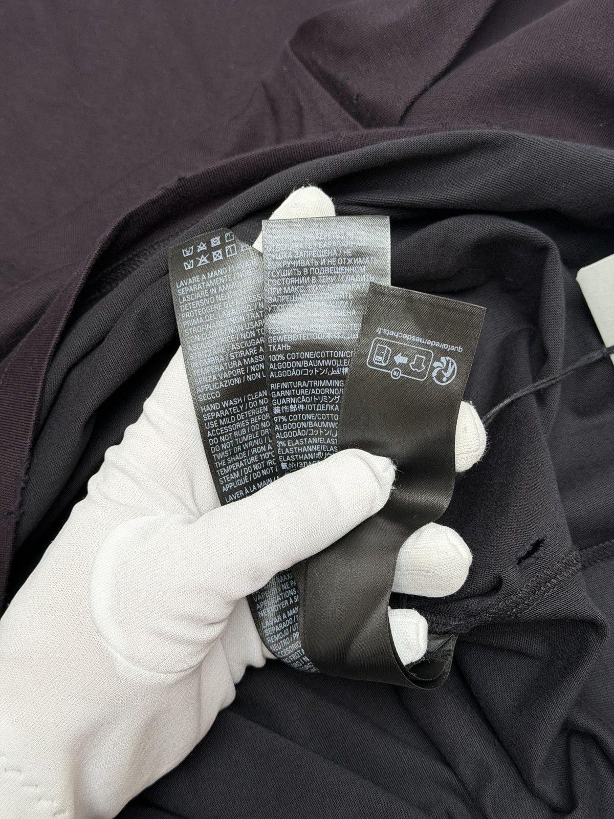 Balenciaga Balenciaga Piercings Collar Oversized Tee Shirt Black Size US M / EU 48-50 / 2 - 10 Thumbnail