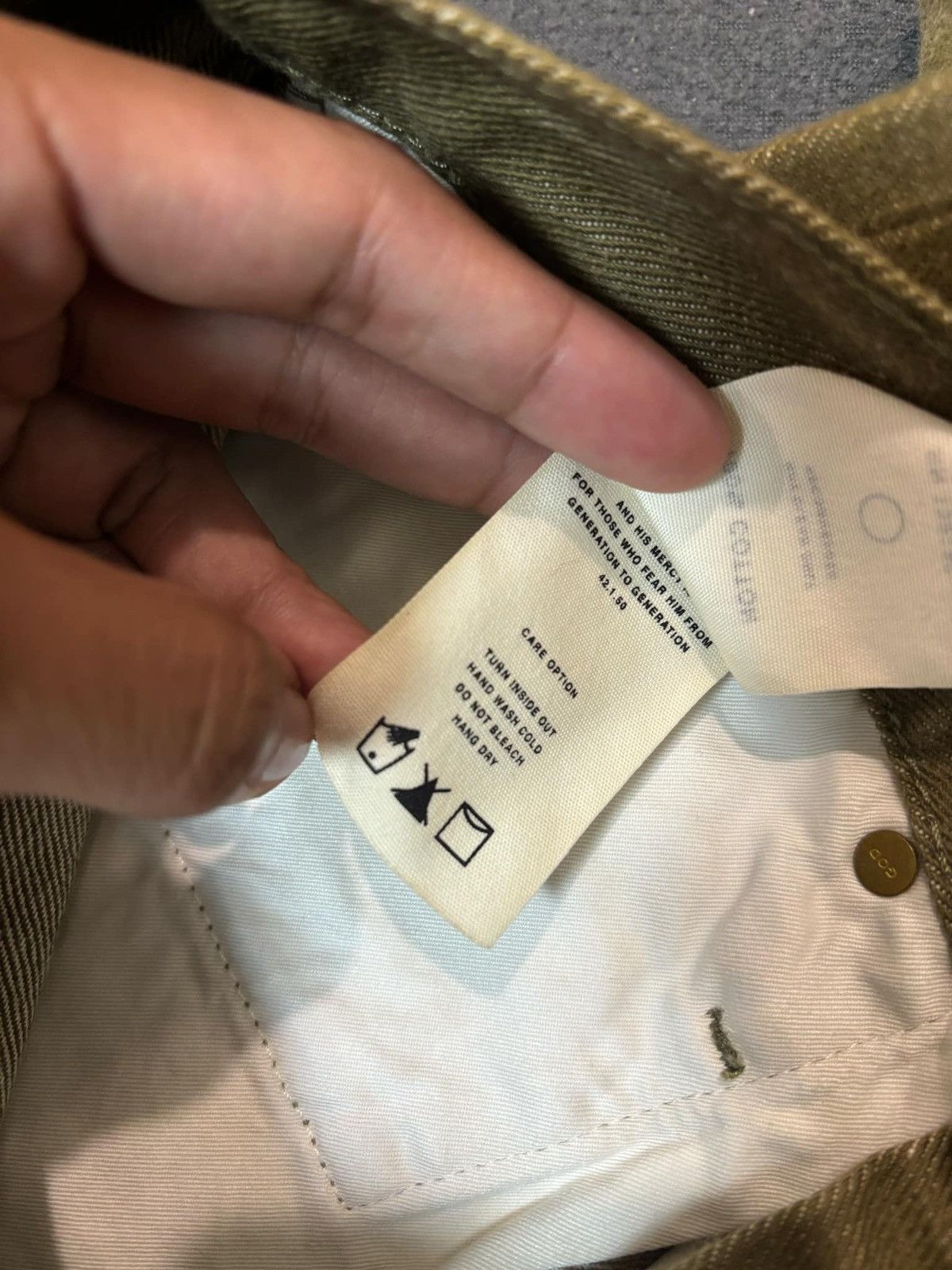 Fear of God Fear Of God Vintage Wash Selvedge Jeans Size US 30 / EU 46 - 10 Thumbnail