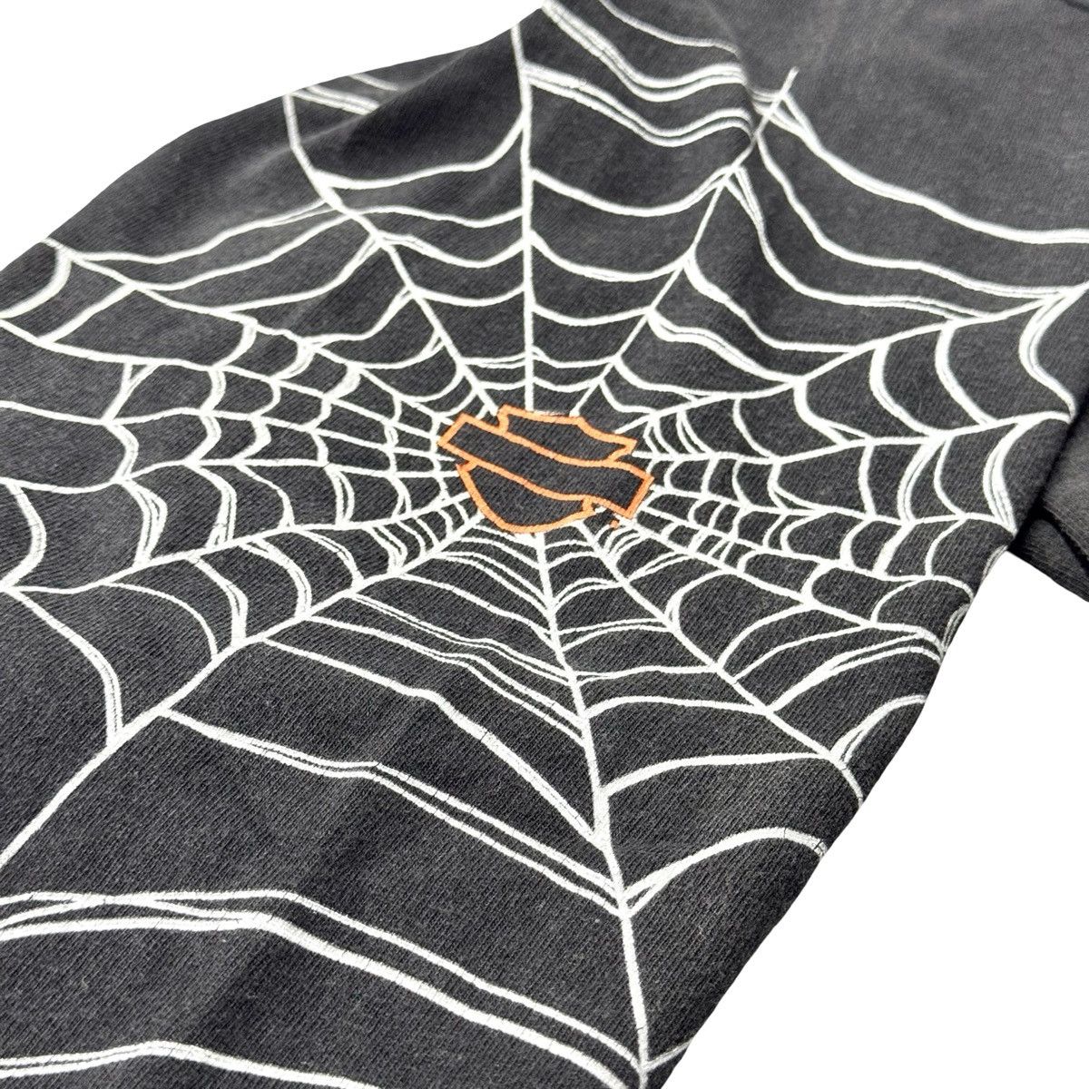 Harley Davidson Vintage 2003 Harley Davidson Spider Web Longsleeve Tshirt Size US M / EU 48-50 / 2 - 4 Thumbnail