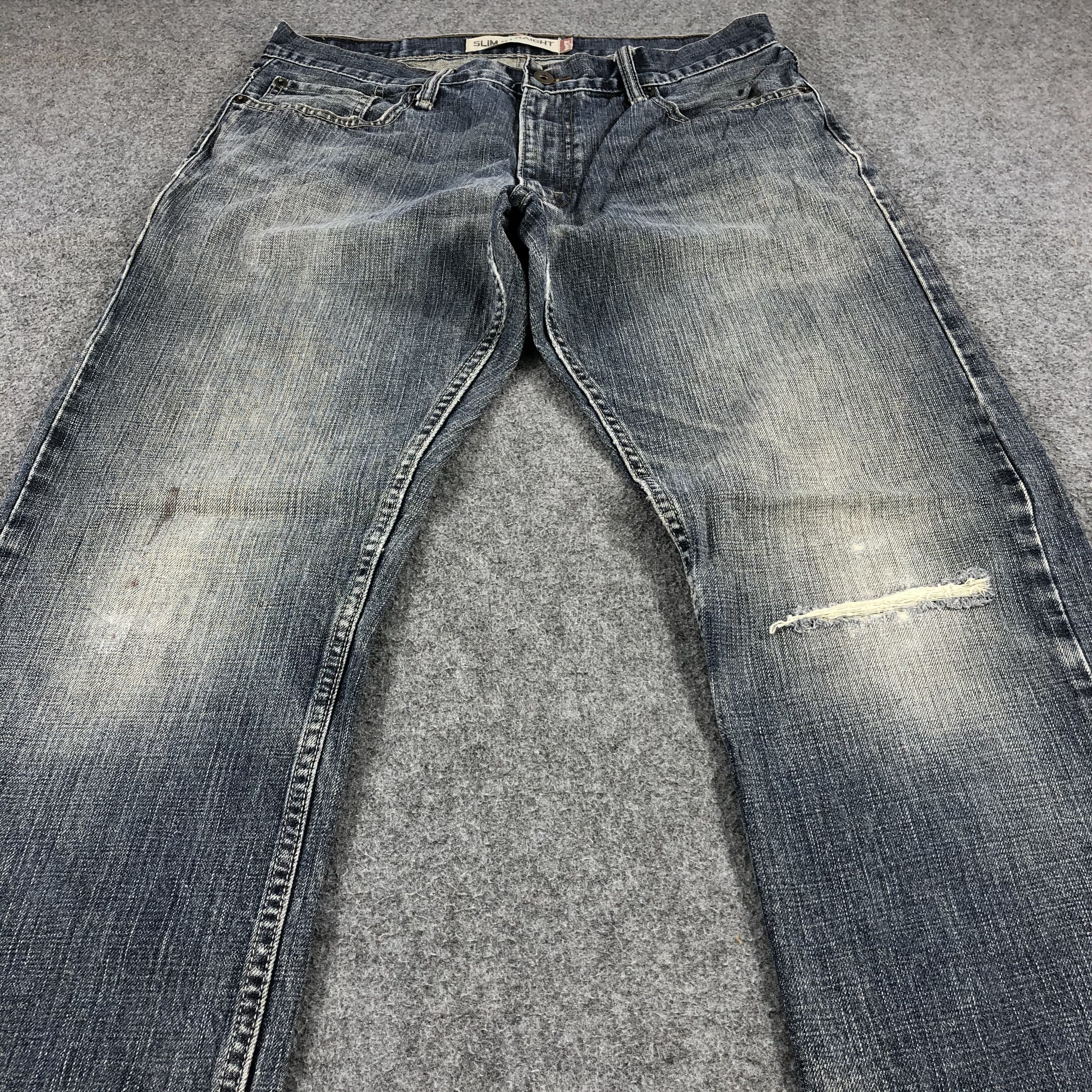 Levi's × Vintage Vintage Distress Levis 514 Jeans-JM1044 Size US 34 / EU 50 - 3 Thumbnail