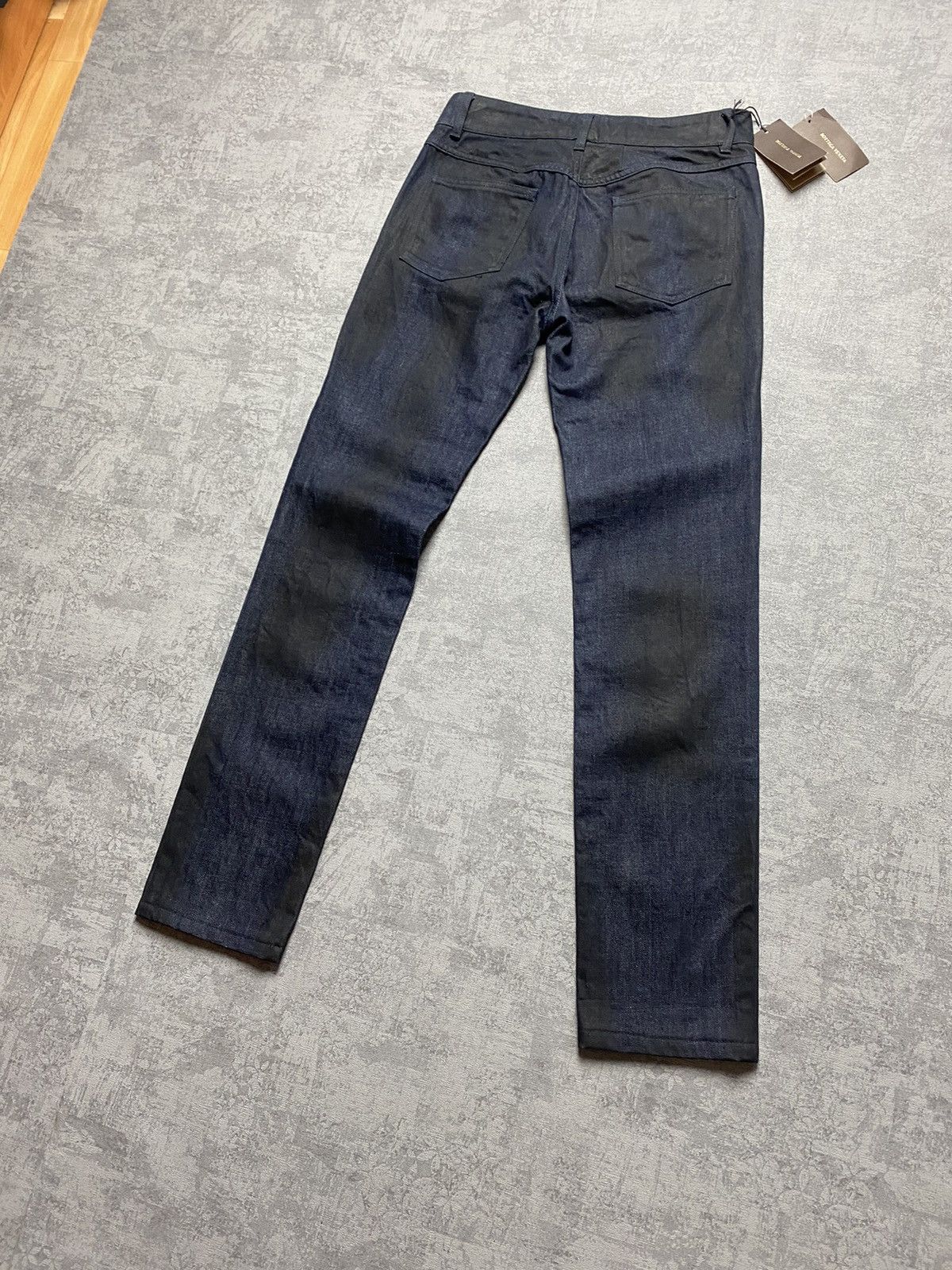 Bottega Veneta Bottega Veneta Women's Straight-Leg Dark Blue Jeans Size 26" / US 2 / IT 38 - 19 Thumbnail