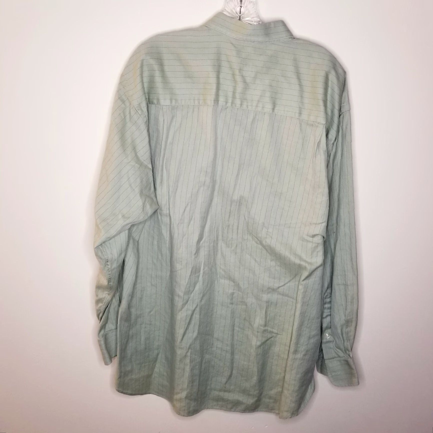 Ike Behar IKE BEHAR Mens Green Long Sleeve Button-Up XL Shirt Size US XL / EU 56 / 4 - 5 Thumbnail