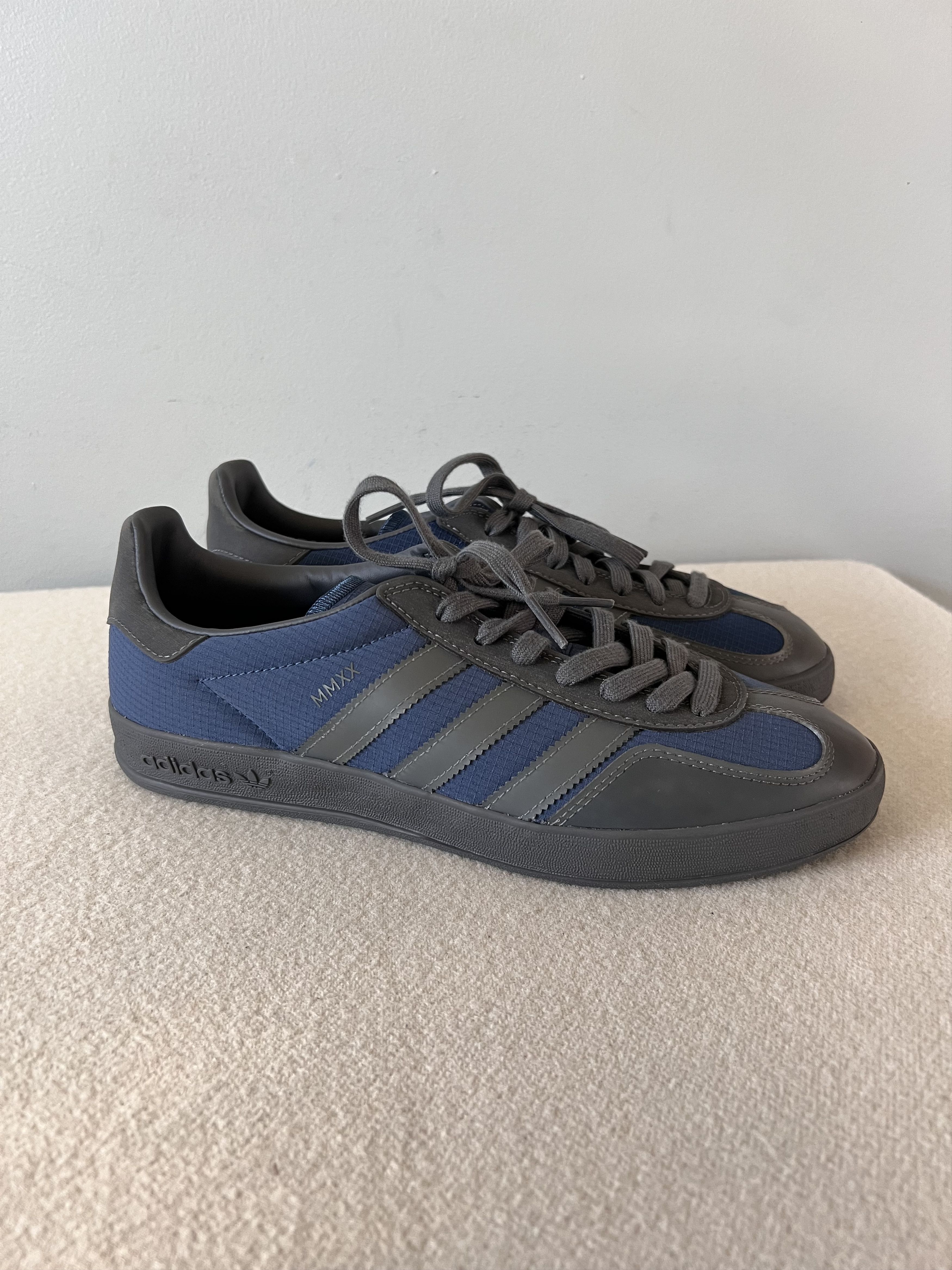 Adidas × Thames MMXX. SAMPLE Adidas Bloney Gazelle in Grey Blue Size US 9 / EU 42 - 1 Thumbnail