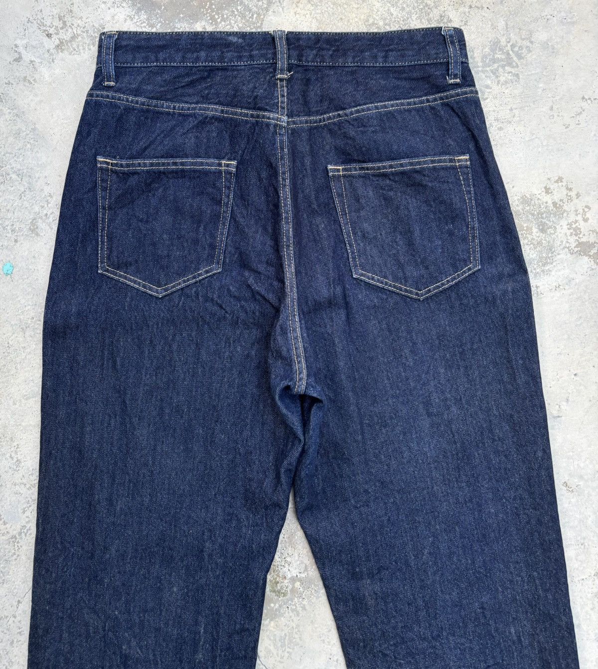 Yohji Yamamoto Vintage Baggy Jeans Japanese Studio Clip Wide Baggy Jeans Size US 31 - 7 Thumbnail