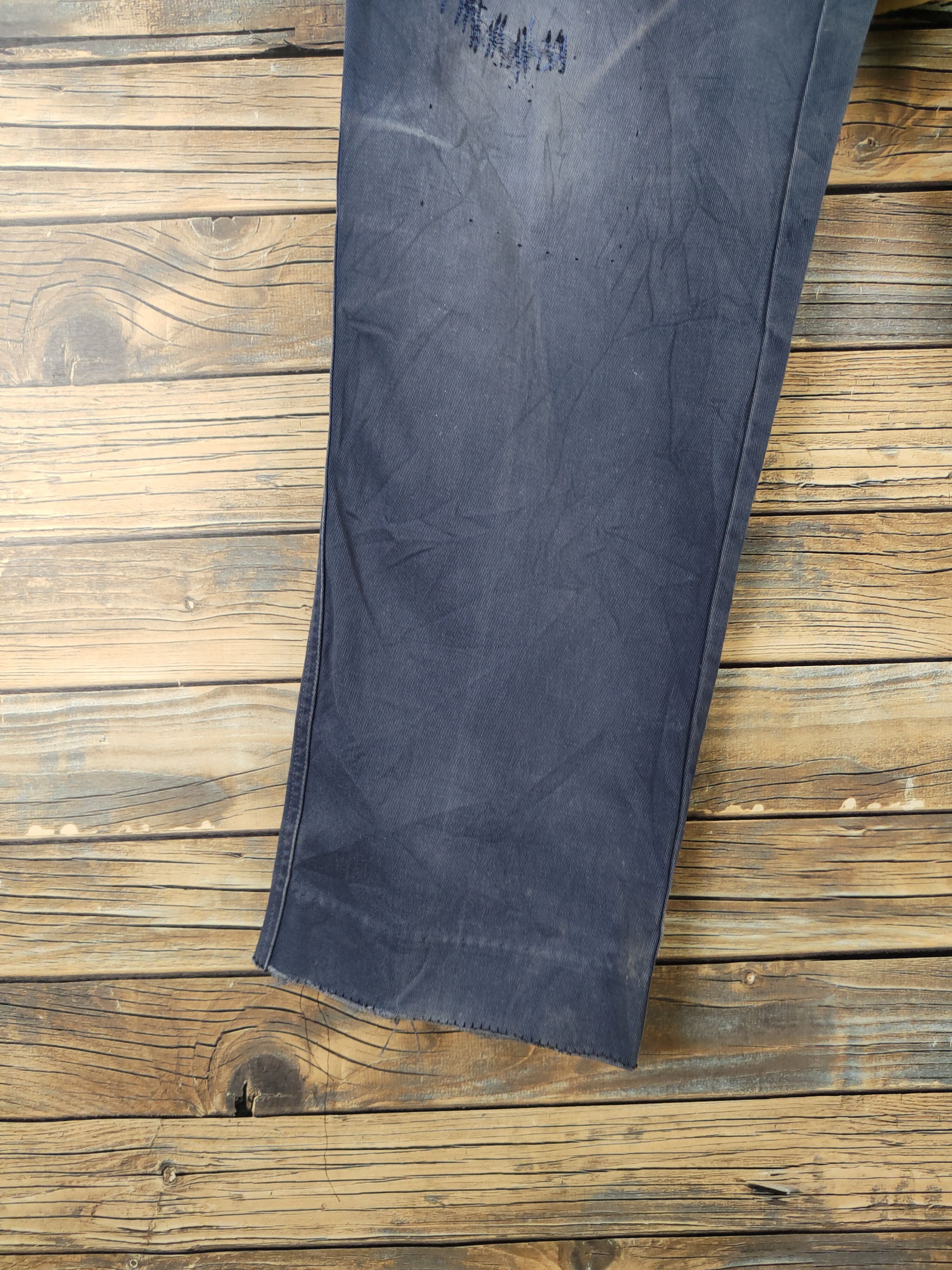 Japanese Brand Burtle Navy Faded Multipocket Tactical Cargo Pants #W2206 Size US 30 / EU 46 - 5 Thumbnail