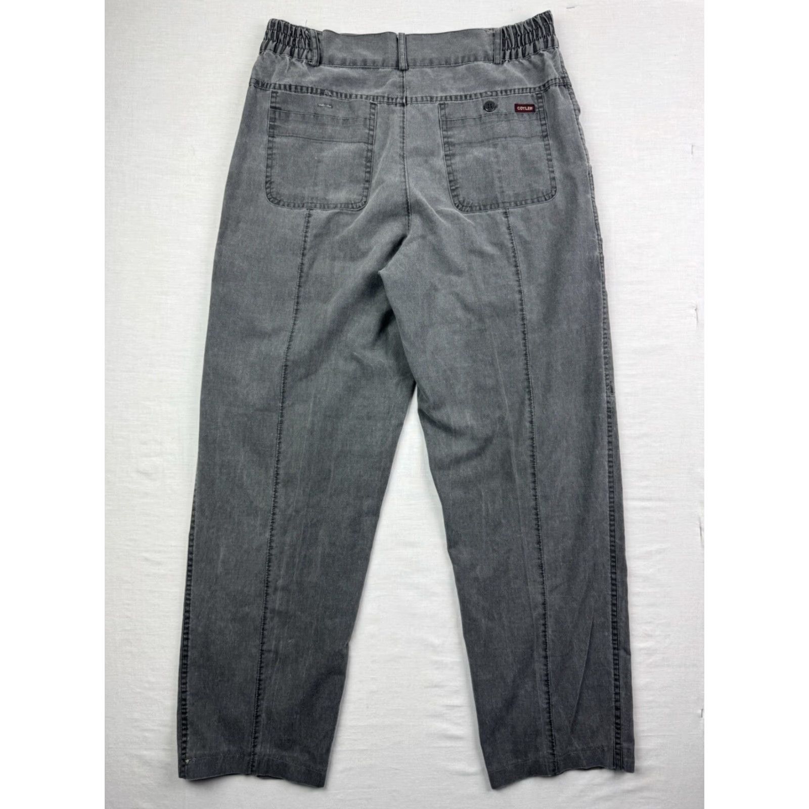 Vintage VINTAGE Colter Cargo Pants Men 34x30 Gray 90s Straight Leg Outdoor Hiking Size US 34 / EU 50 - 3 Thumbnail