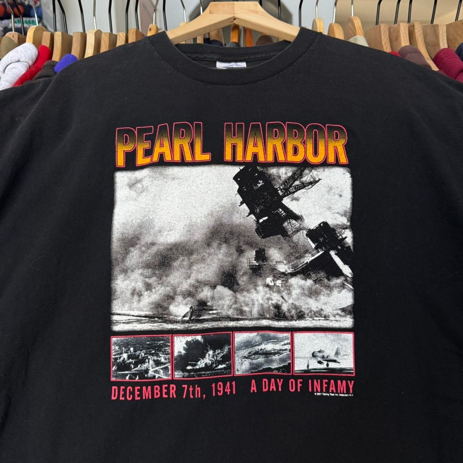 Other Vintage 2001 Pearl Harbor Memorial day of Infamy T-Shirt Size US XXL / EU 58 / 5 - 2 Thumbnail