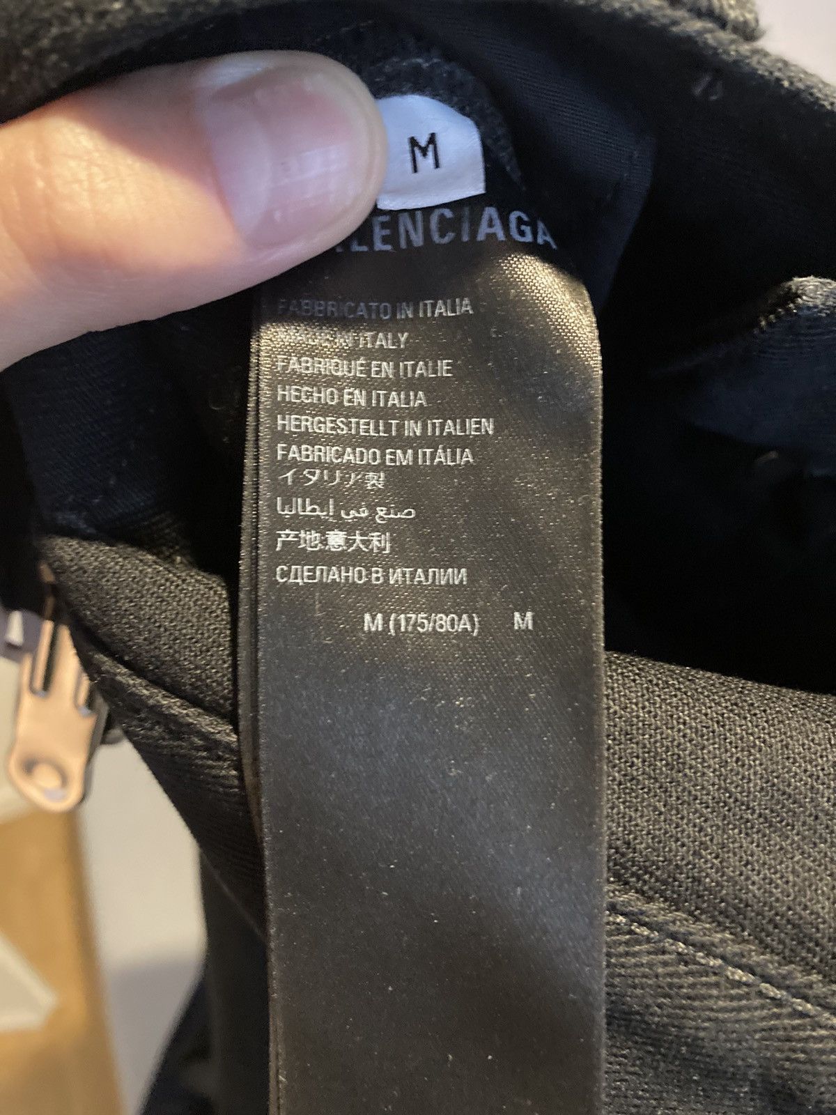 Balenciaga Balenciaga Black Baggy Jeans Size US 33 - 5 Thumbnail