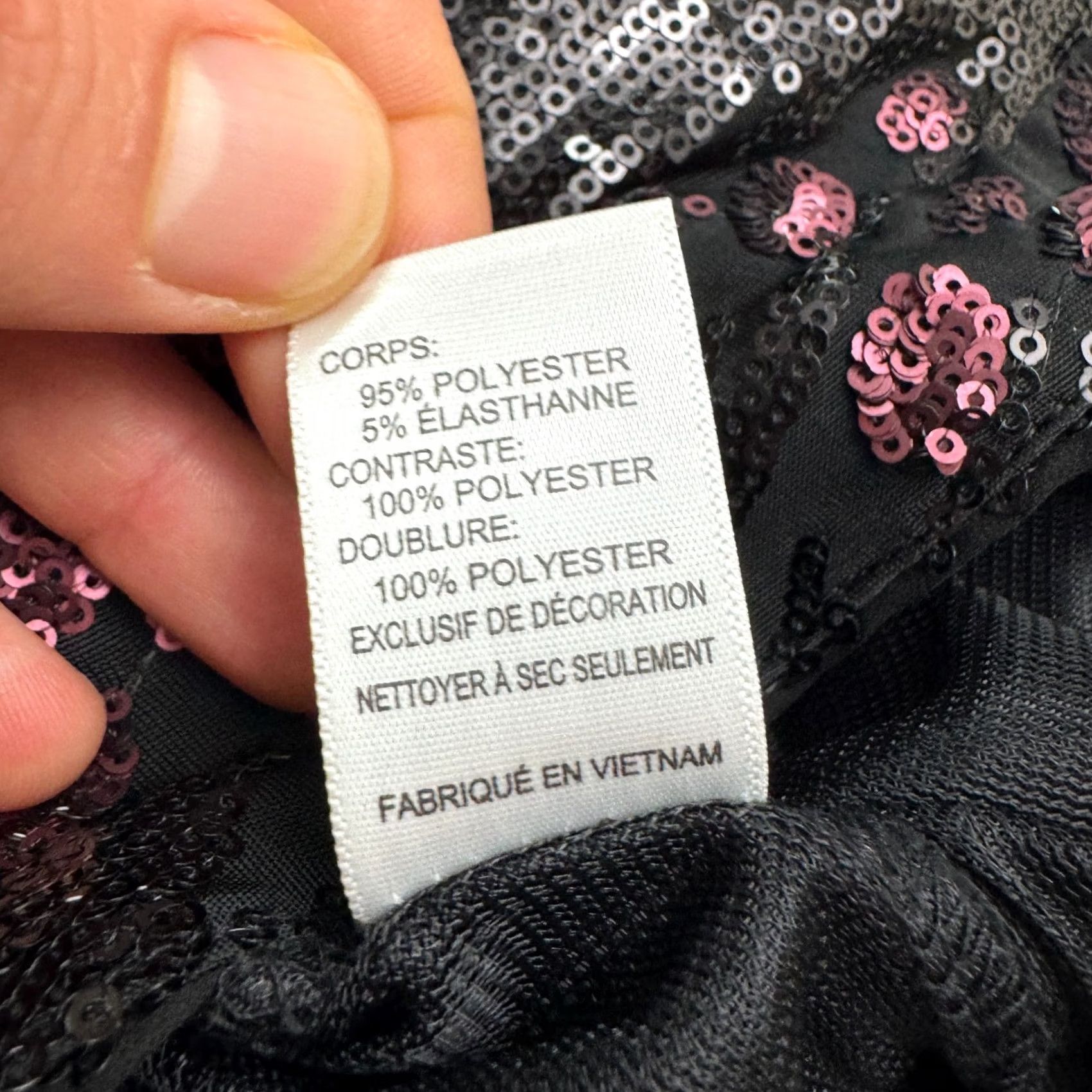 Superdry ASTR The Label Sequin Embellished Bodycon Mini Dress Womens Medium Pink Silver Size XS / US 0-2 / IT 36-38 - 6 Thumbnail