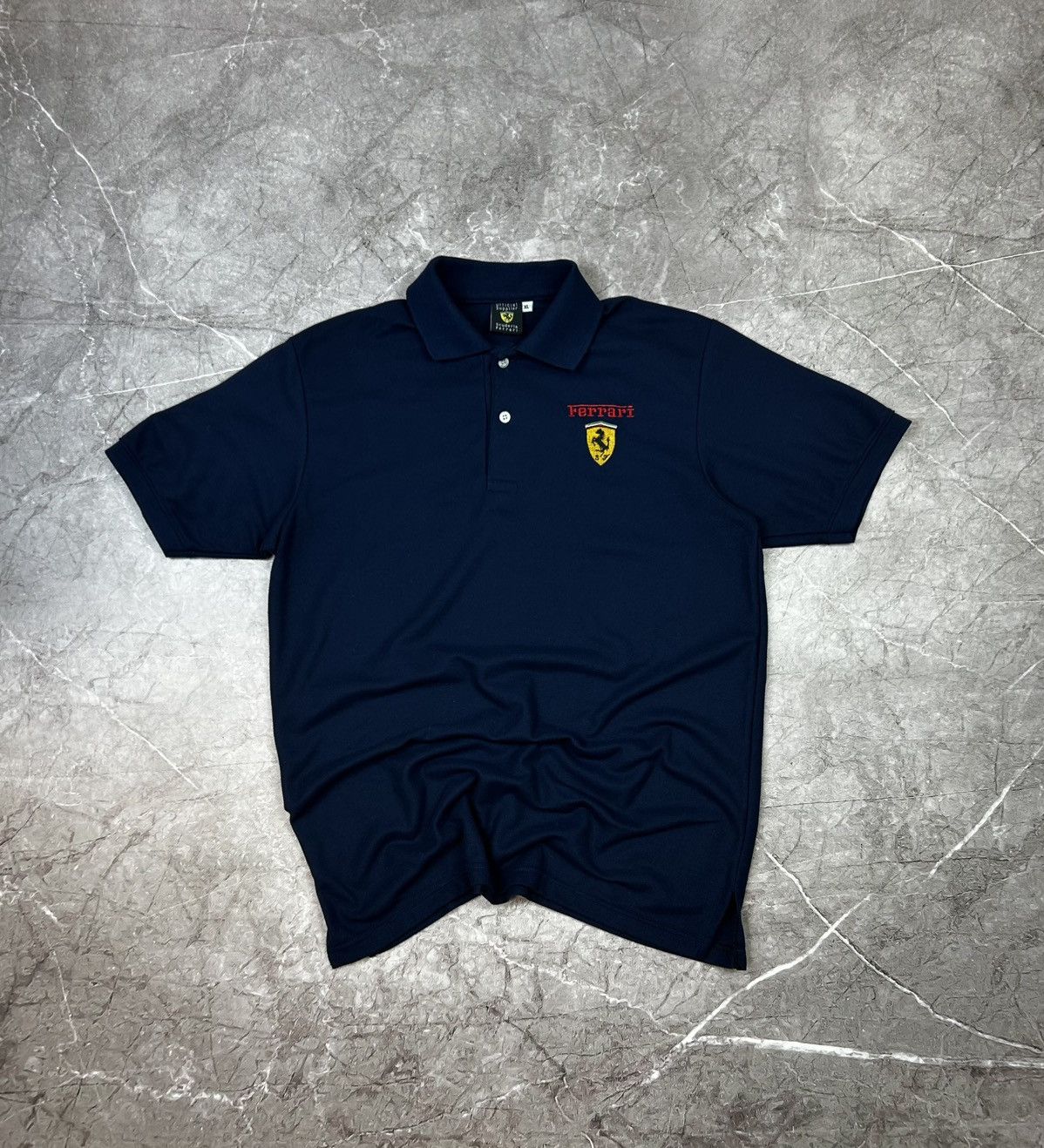 Ferrari × Formula 1 × Vintage Vintage Ferrari Polo Shirt 1998 Racing F1 Vodafone Y2K Size US XL / EU 56 / 4 - 1 Thumbnail
