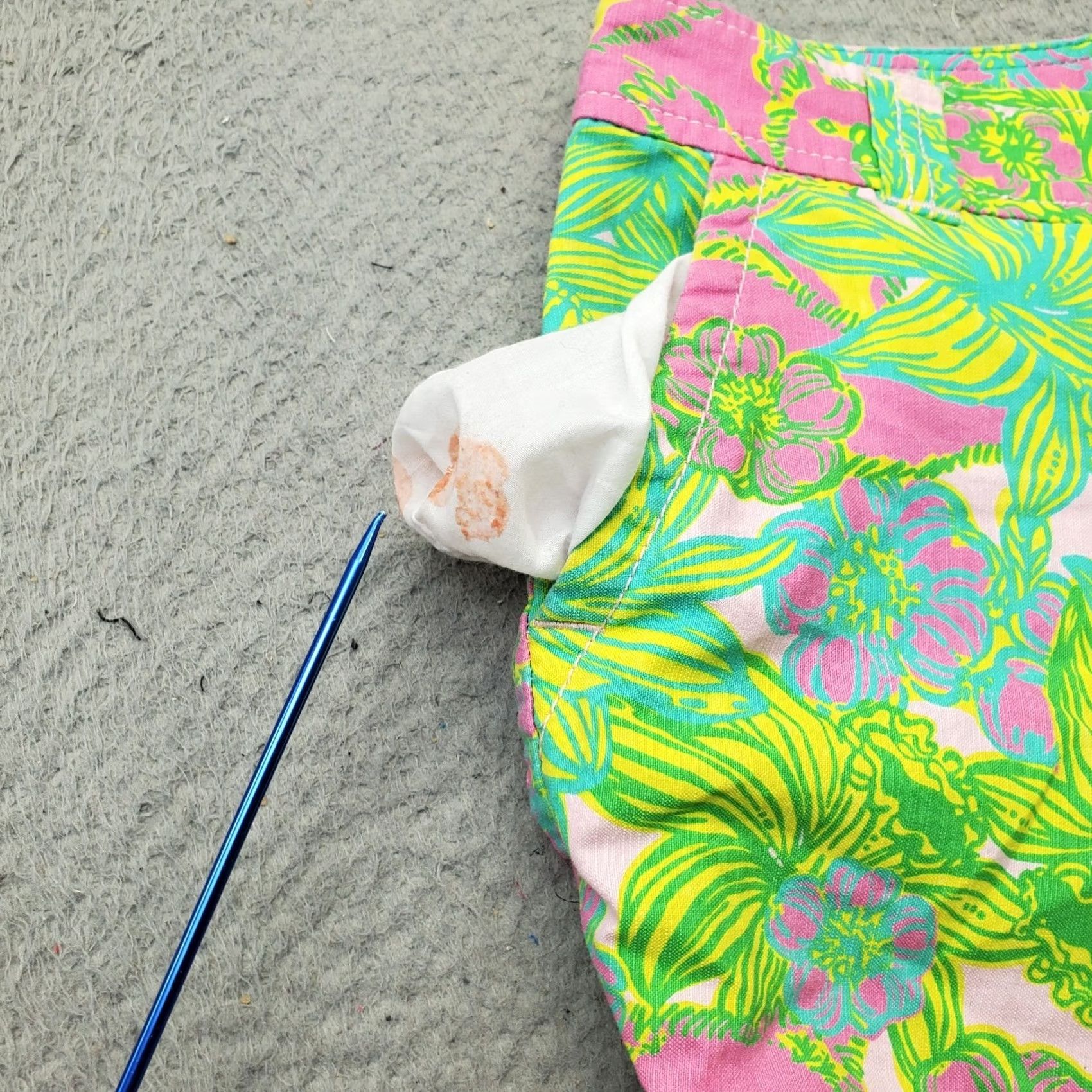 Lilly Pulitzer Lilly Pulitzer Shorts Womens 4 Multi Floral Resort Flat Front Slash Pockets Size 27" / US 4 / IT 40 - 7 Thumbnail